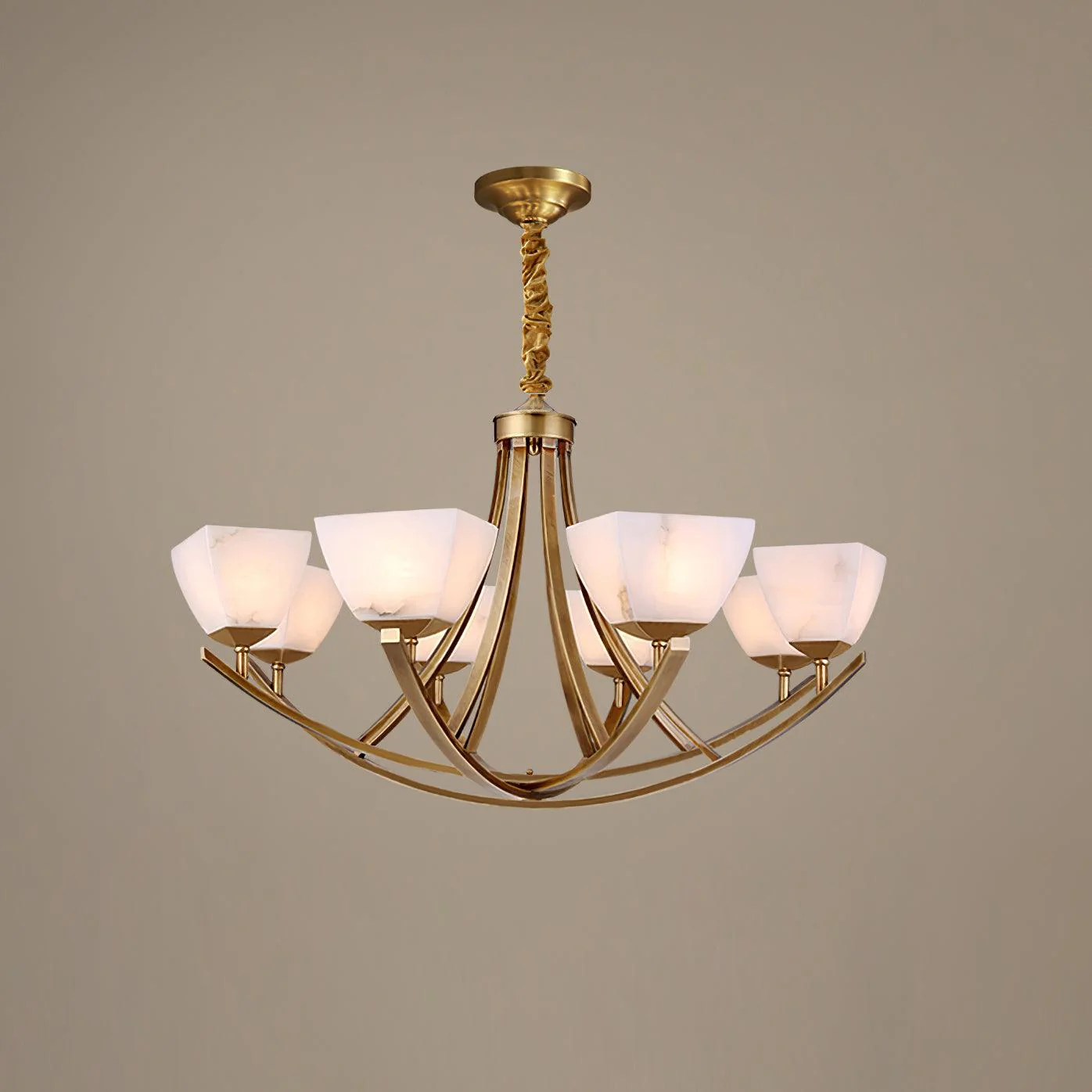 Dover Brass Chandelier - Image 21