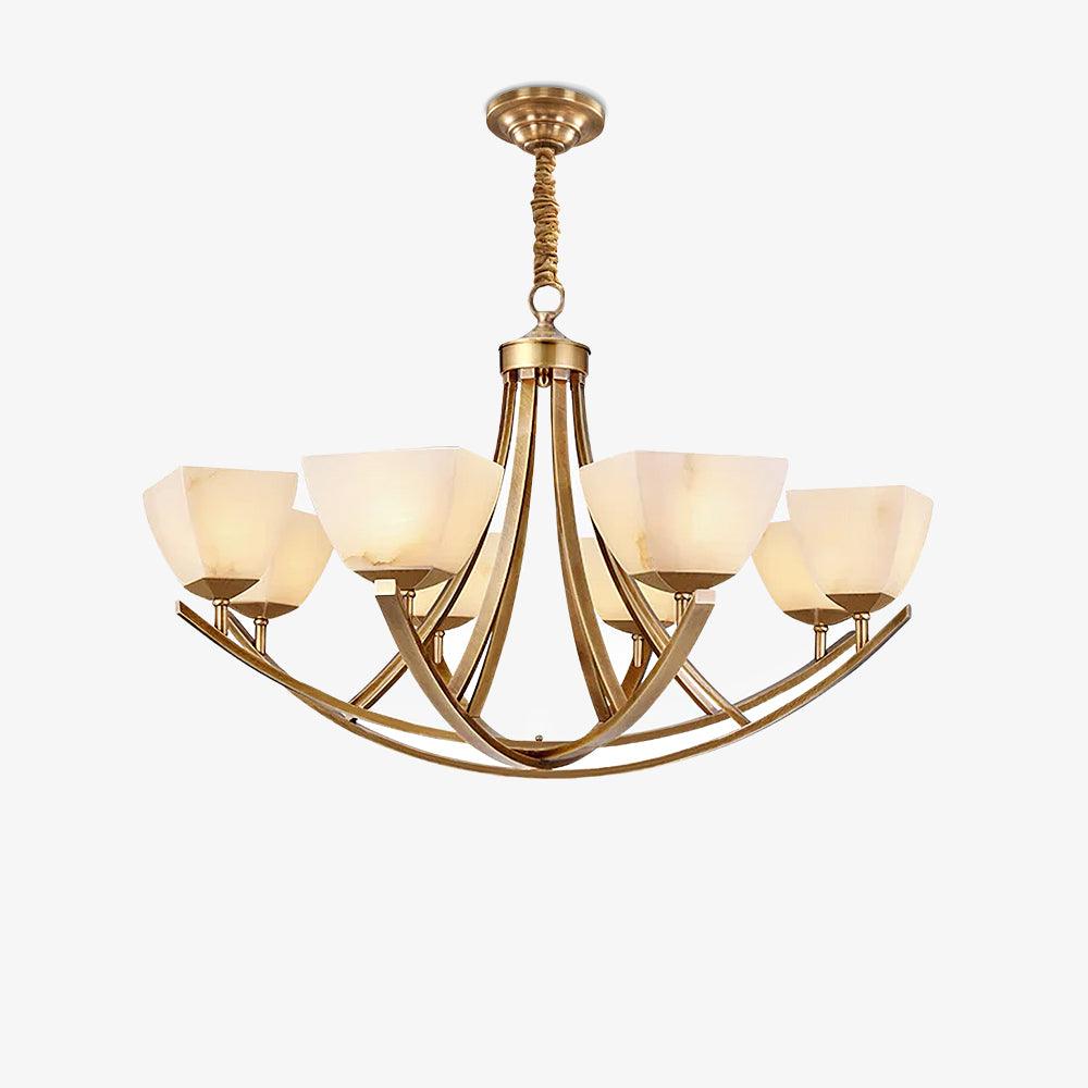 Dover Brass Chandelier - Image 22