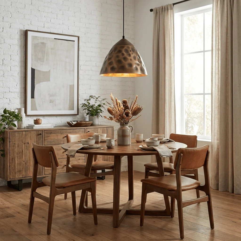 Dravik Hammered Brass Pendant Collection - Image 6