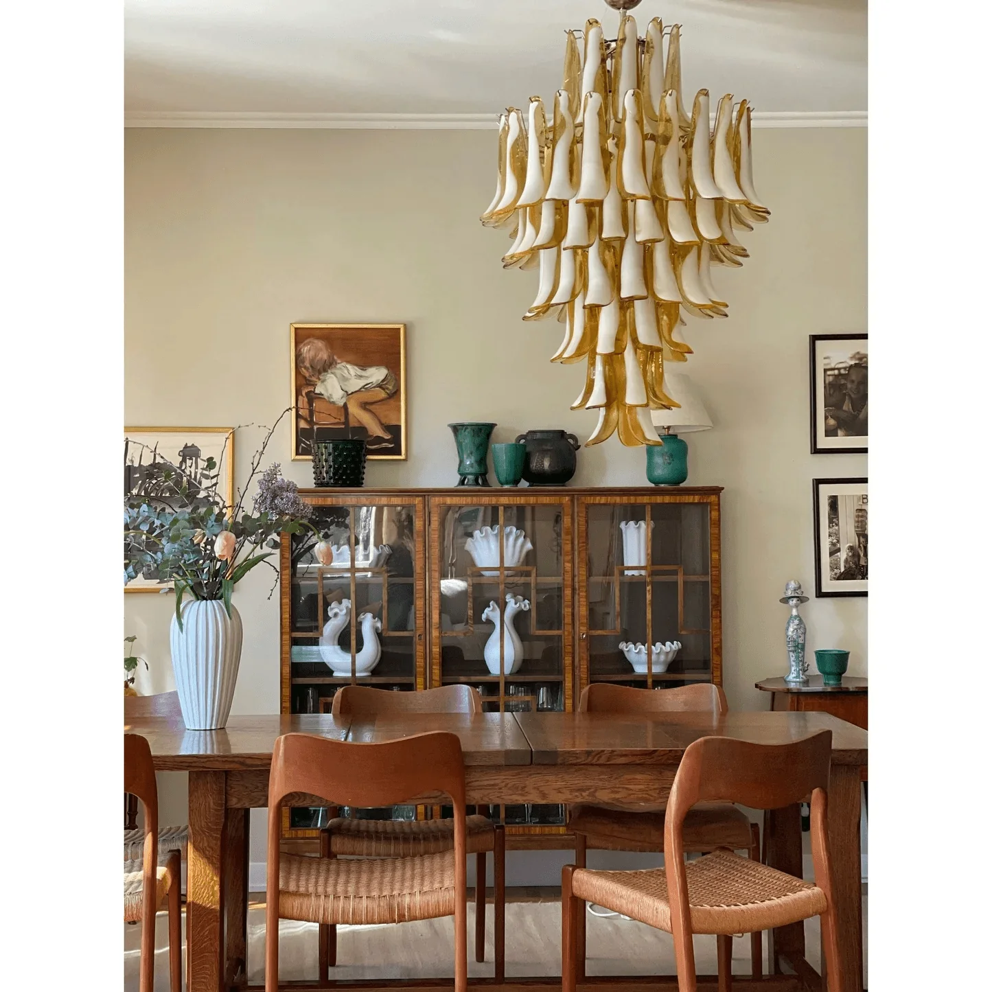 Dravina Glass Petals Pendant Lamp - Image 19