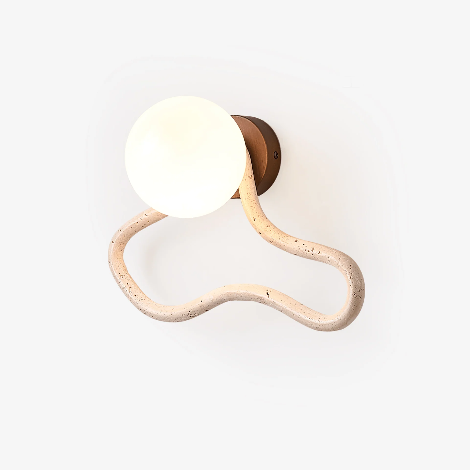 Driftform Travertine Wall Sconce