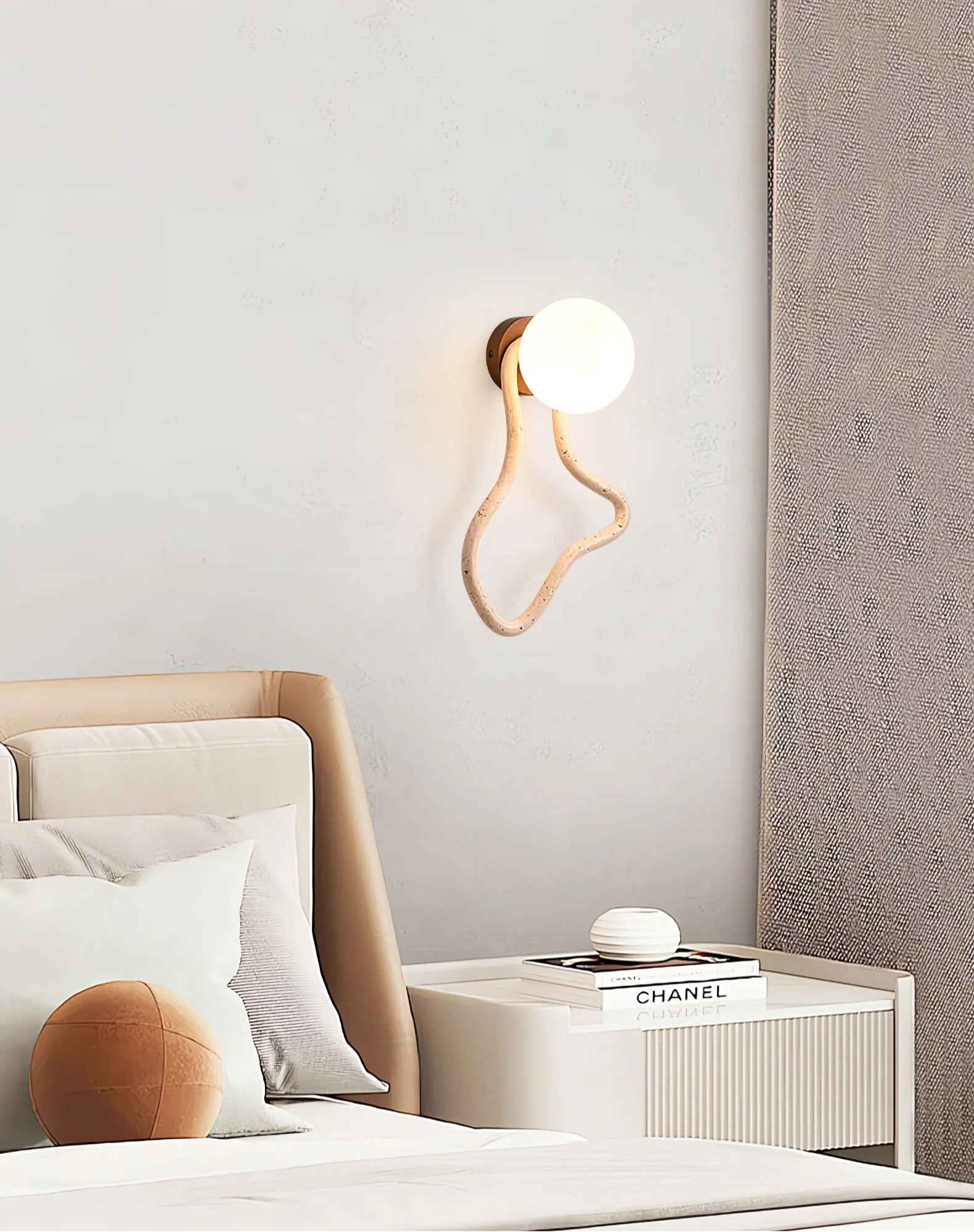 Driftform Travertine Wall Sconce - Image 5