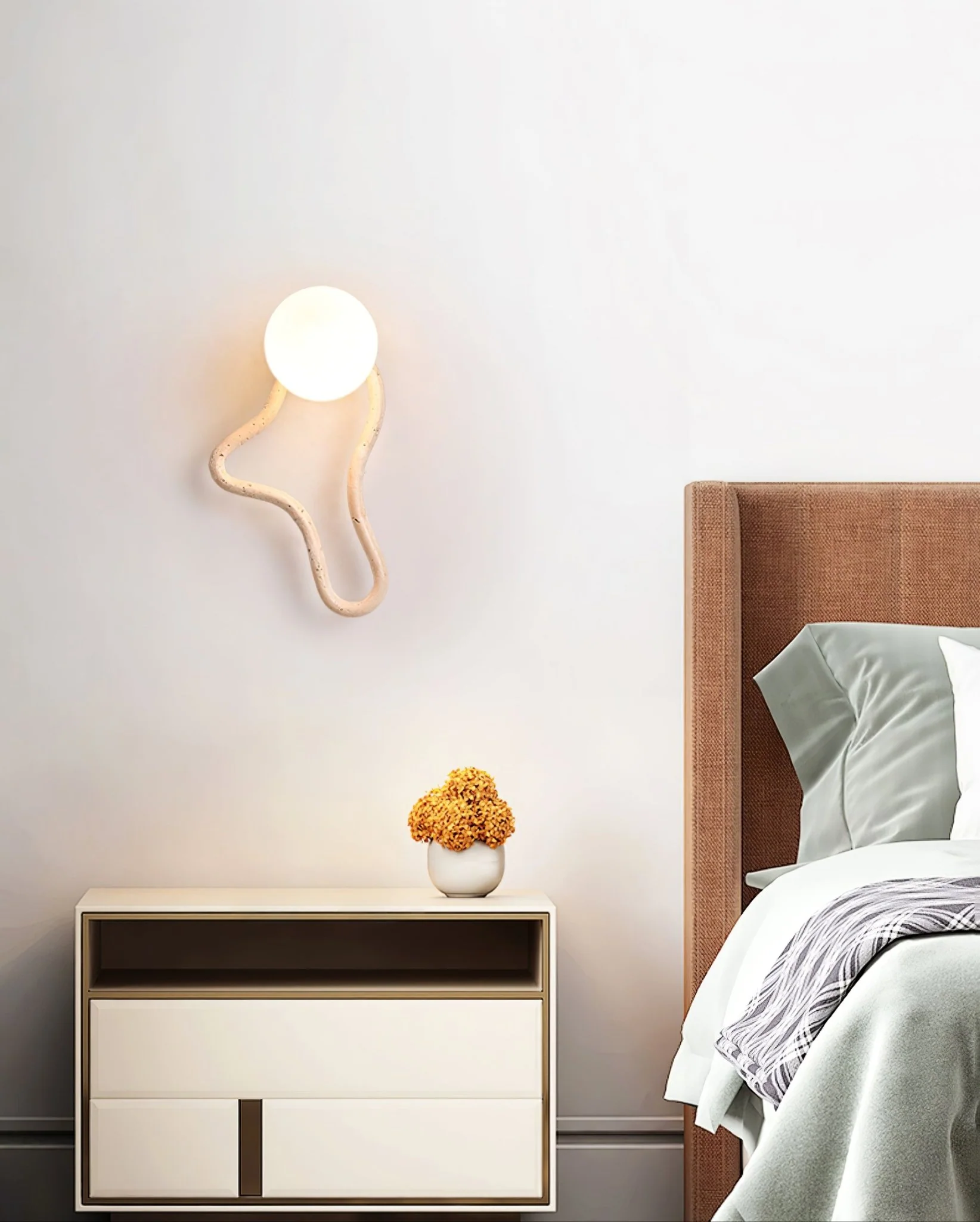 Driftform Travertine Wall Sconce - Image 7