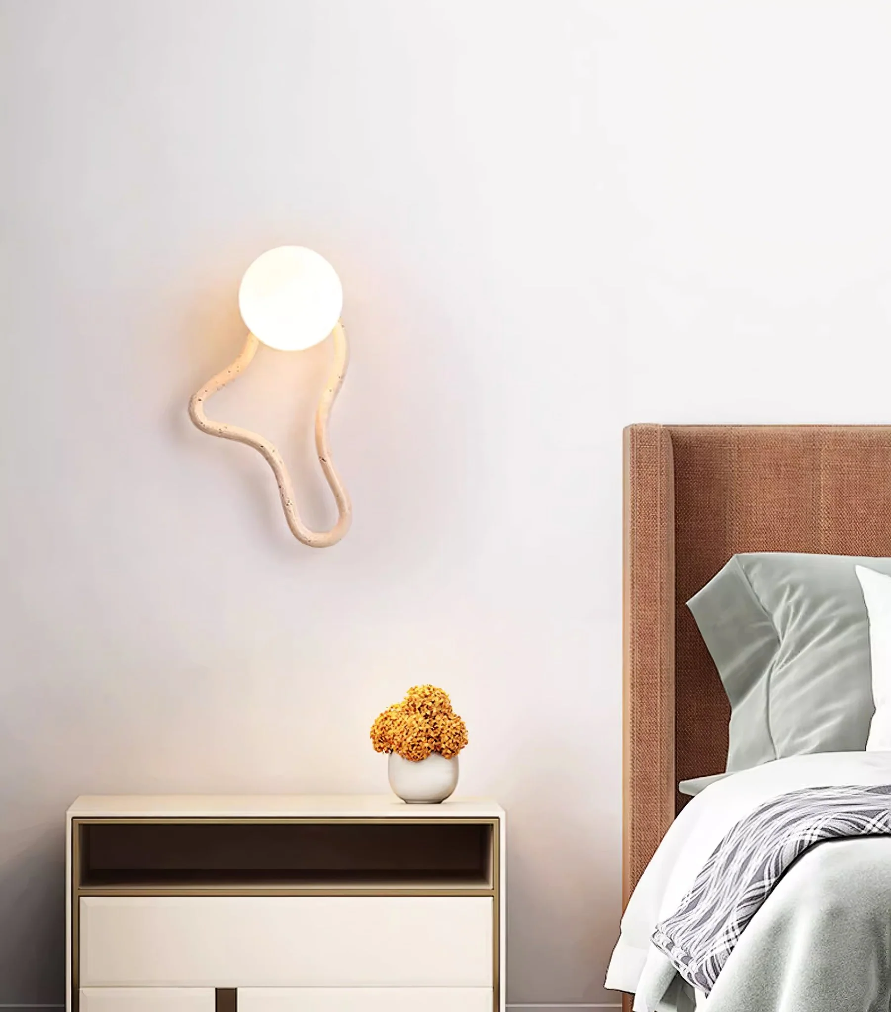 Driftform Travertine Wall Sconce - Image 8