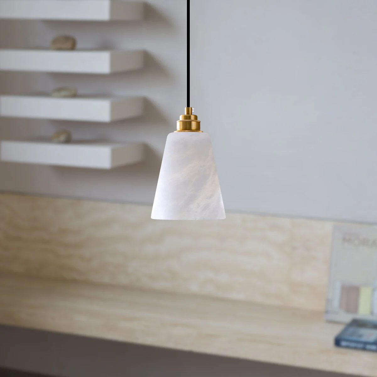Droplet Alabaster Pendant Lamp - Image 15