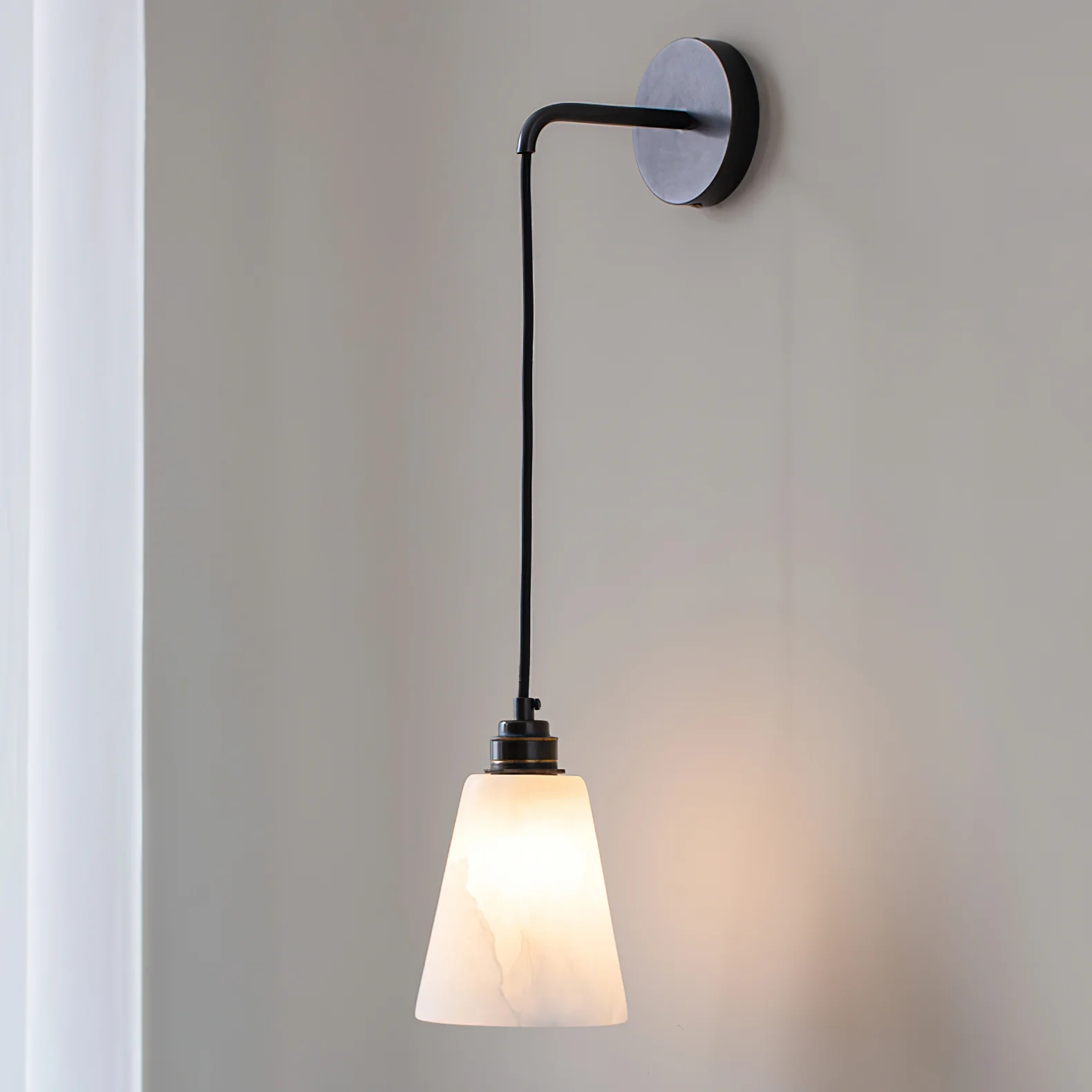 Droplet Alabaster Wall Lamp - Image 14