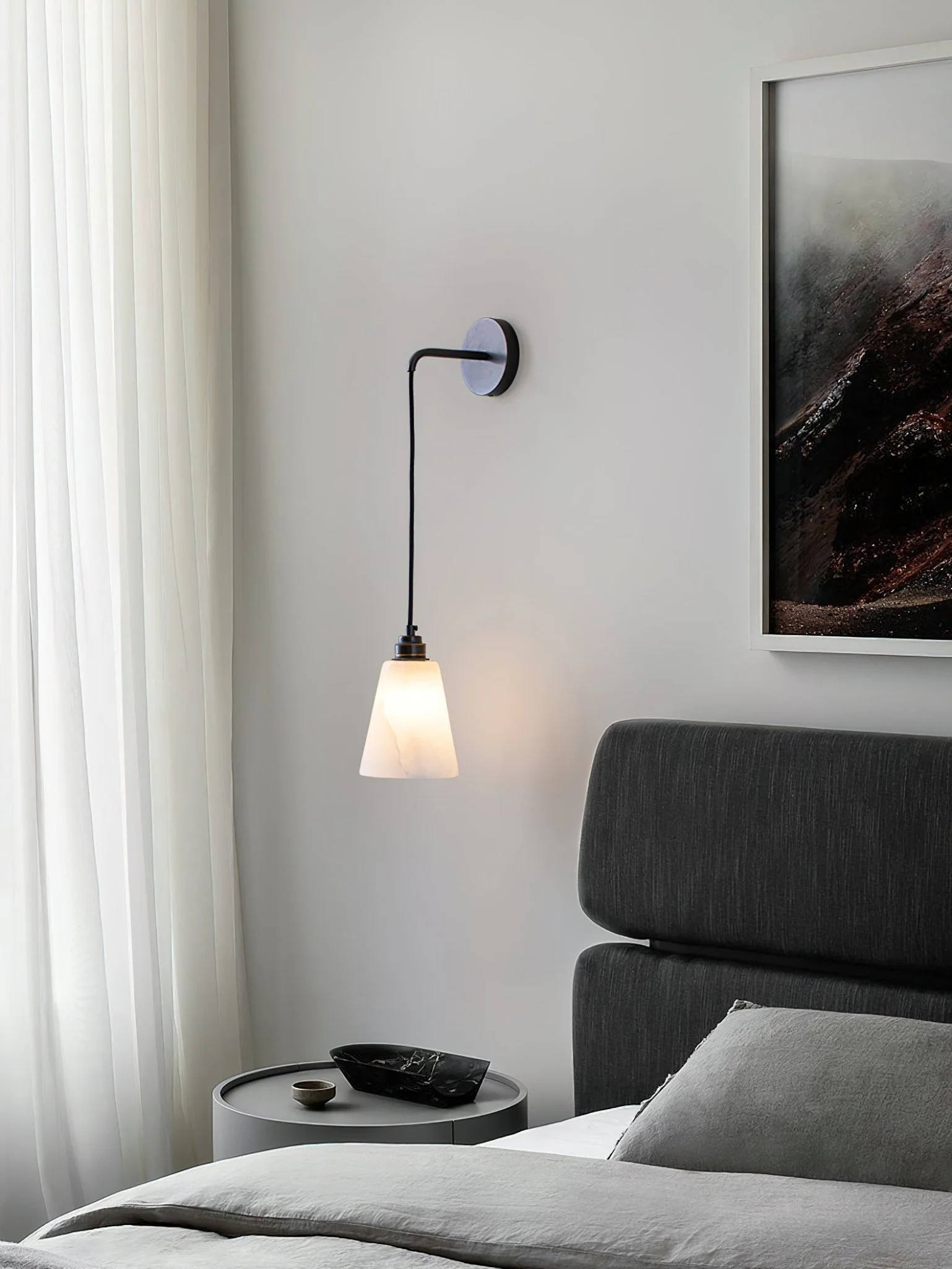 Droplet Alabaster Wall Lamp - Image 5