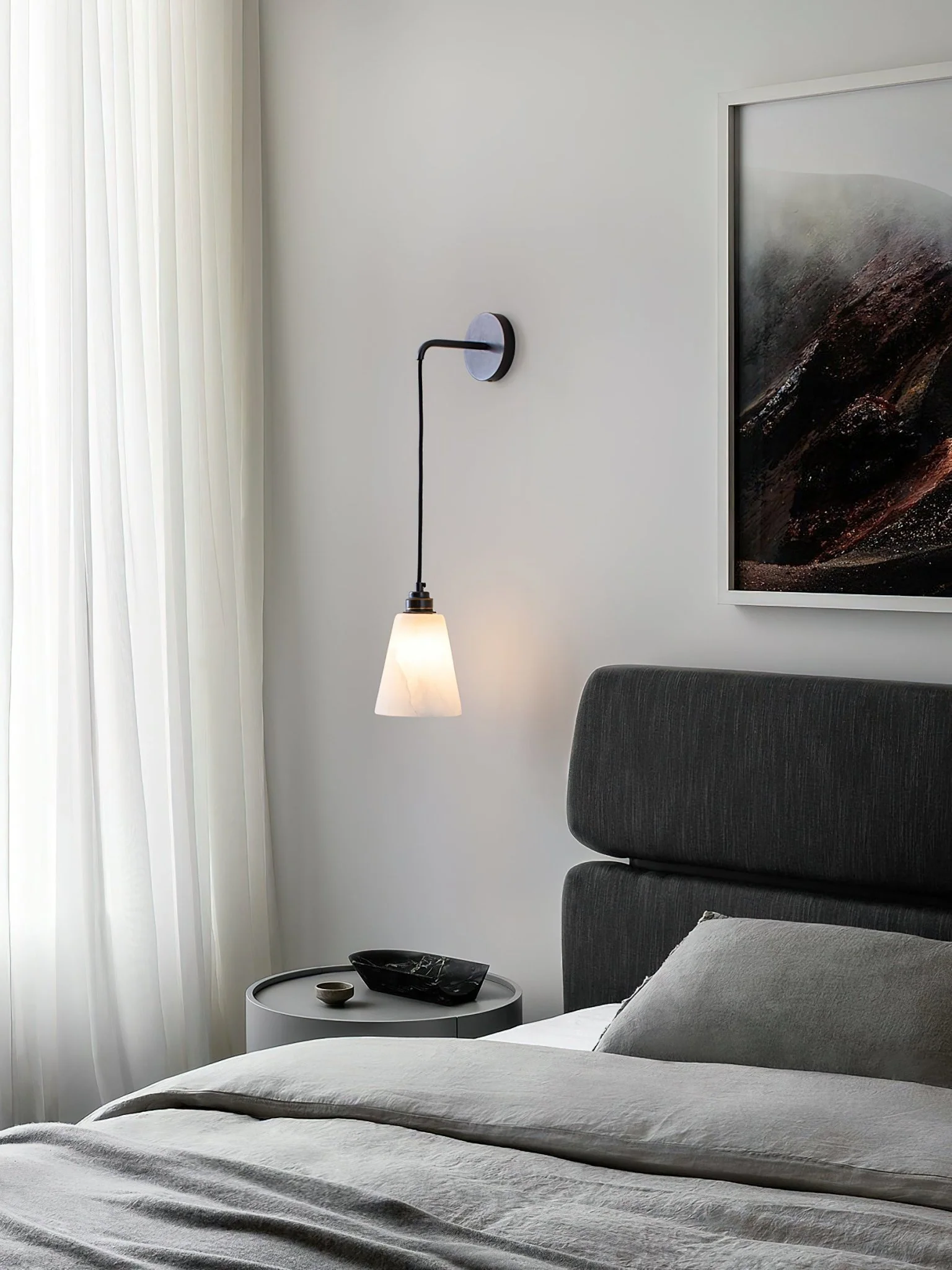 Droplet Alabaster Wall Lamp - Image 7