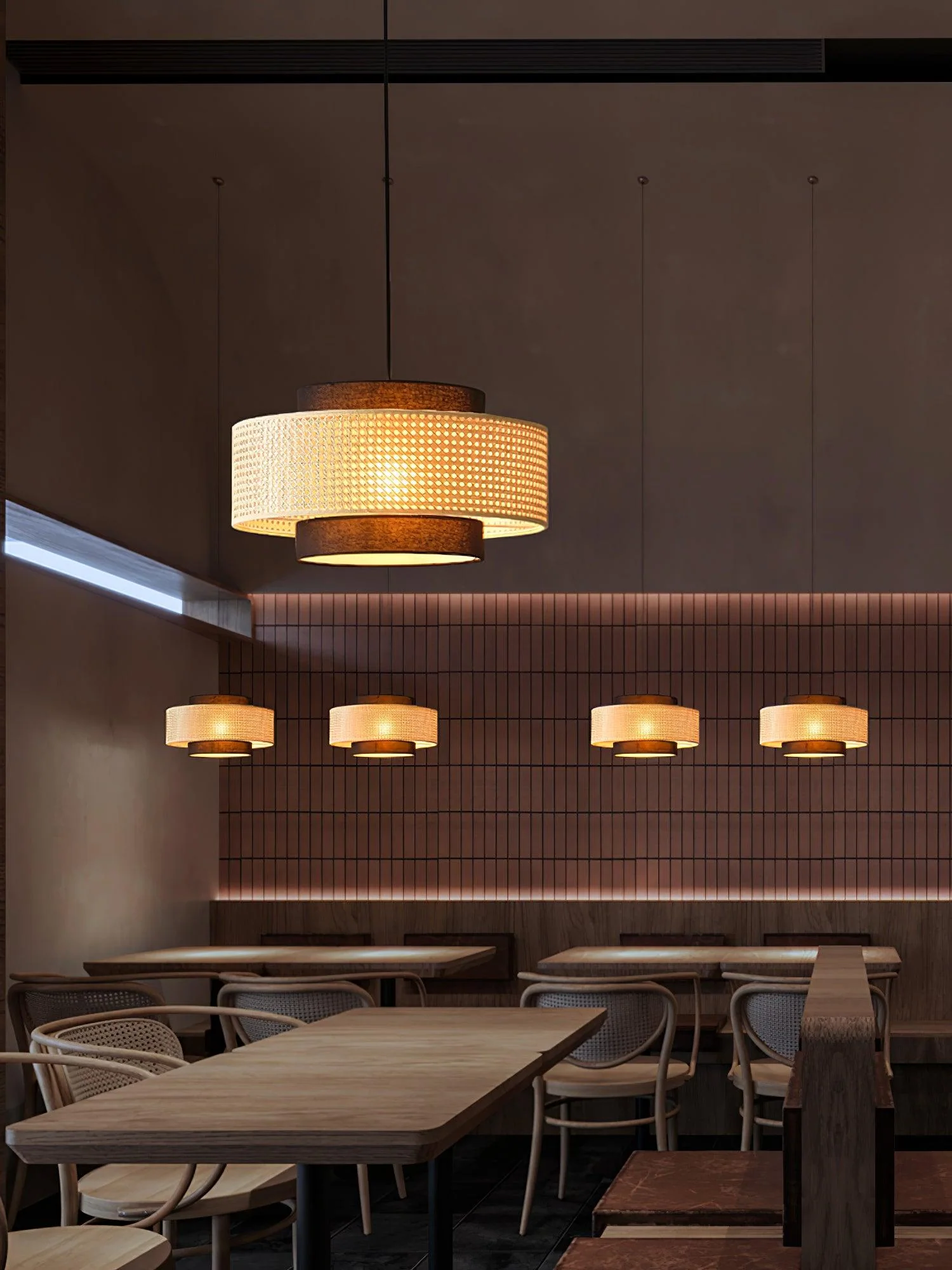 Drum Shade Pendant Light - Image 10