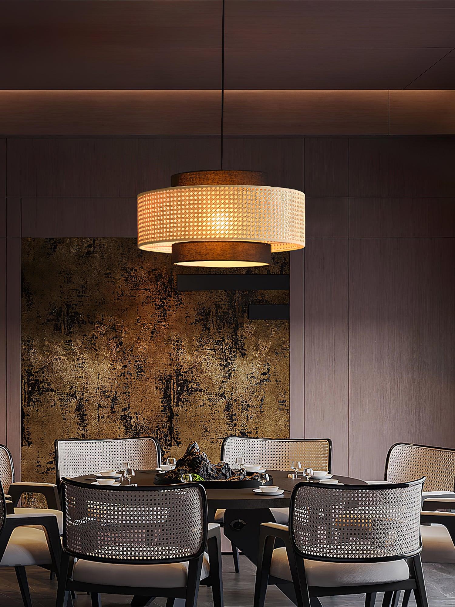 Drum Shade Pendant Light - Image 12