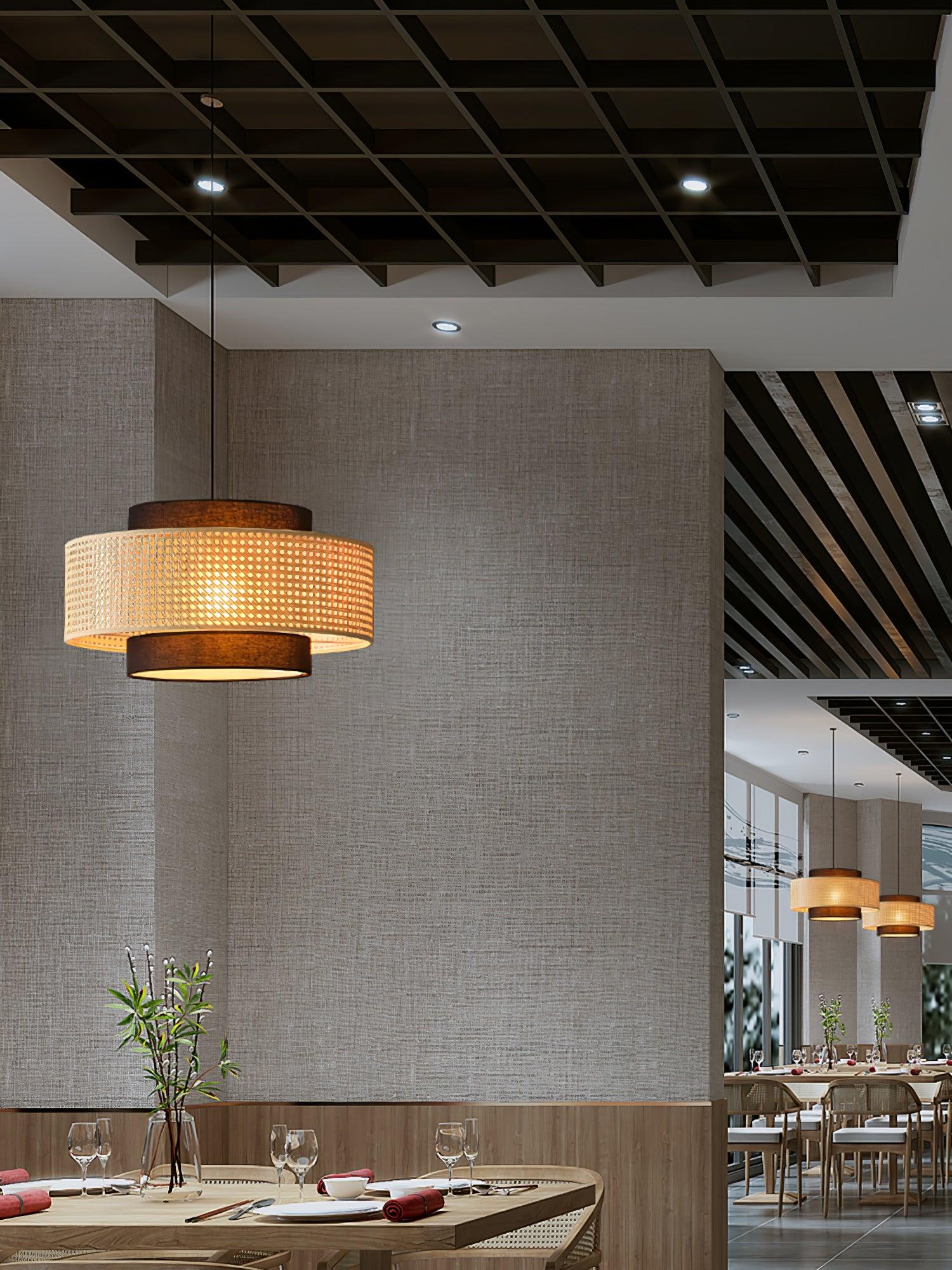 Drum Shade Pendant Light - Image 13