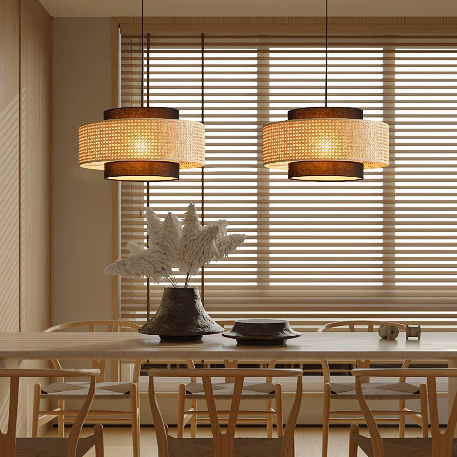 Drum Shade Pendant Light - Image 2