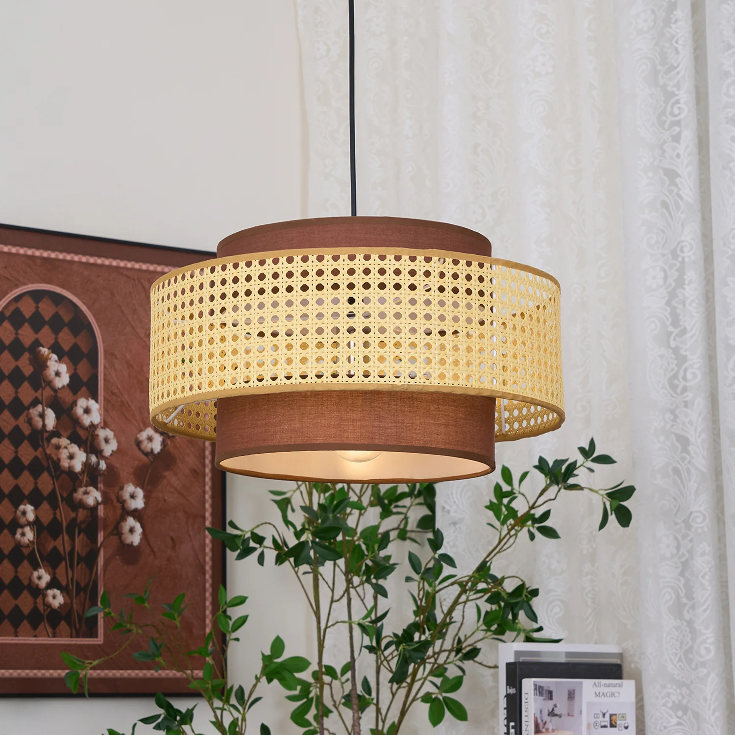 Drum Shade Pendant Light - Image 20
