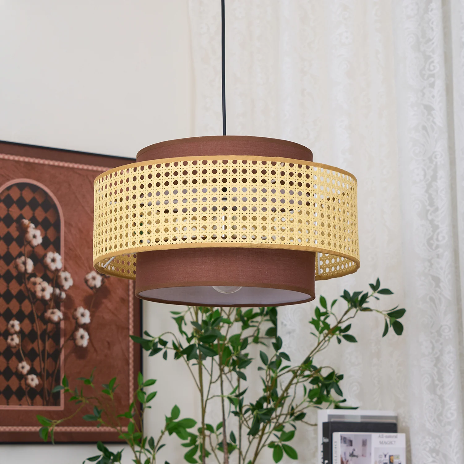 Drum Shade Pendant Light - Image 21