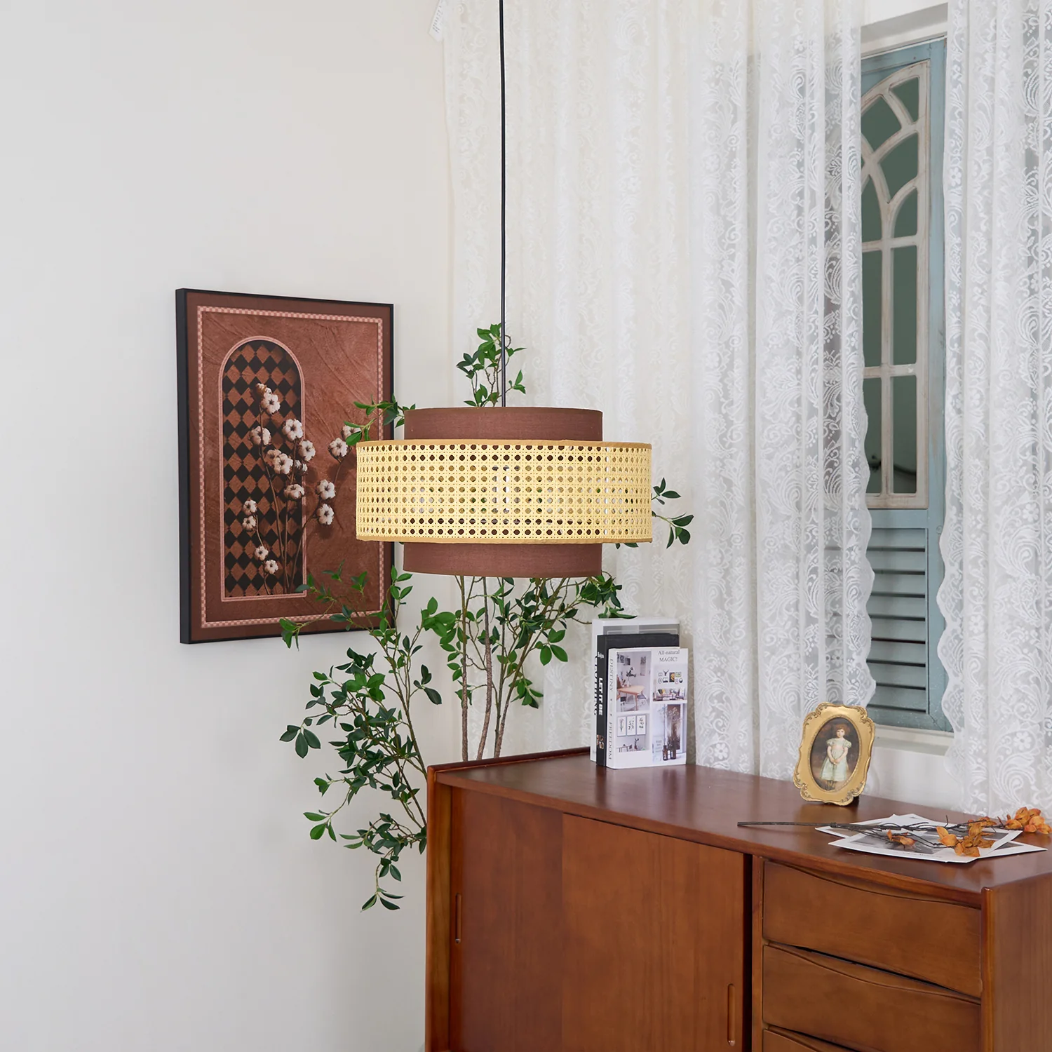 Drum Shade Pendant Light - Image 23