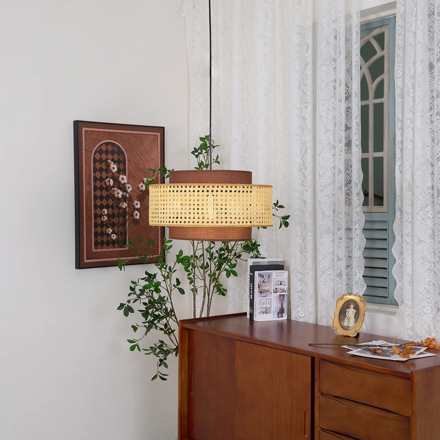Drum Shade Pendant Light - Image 24