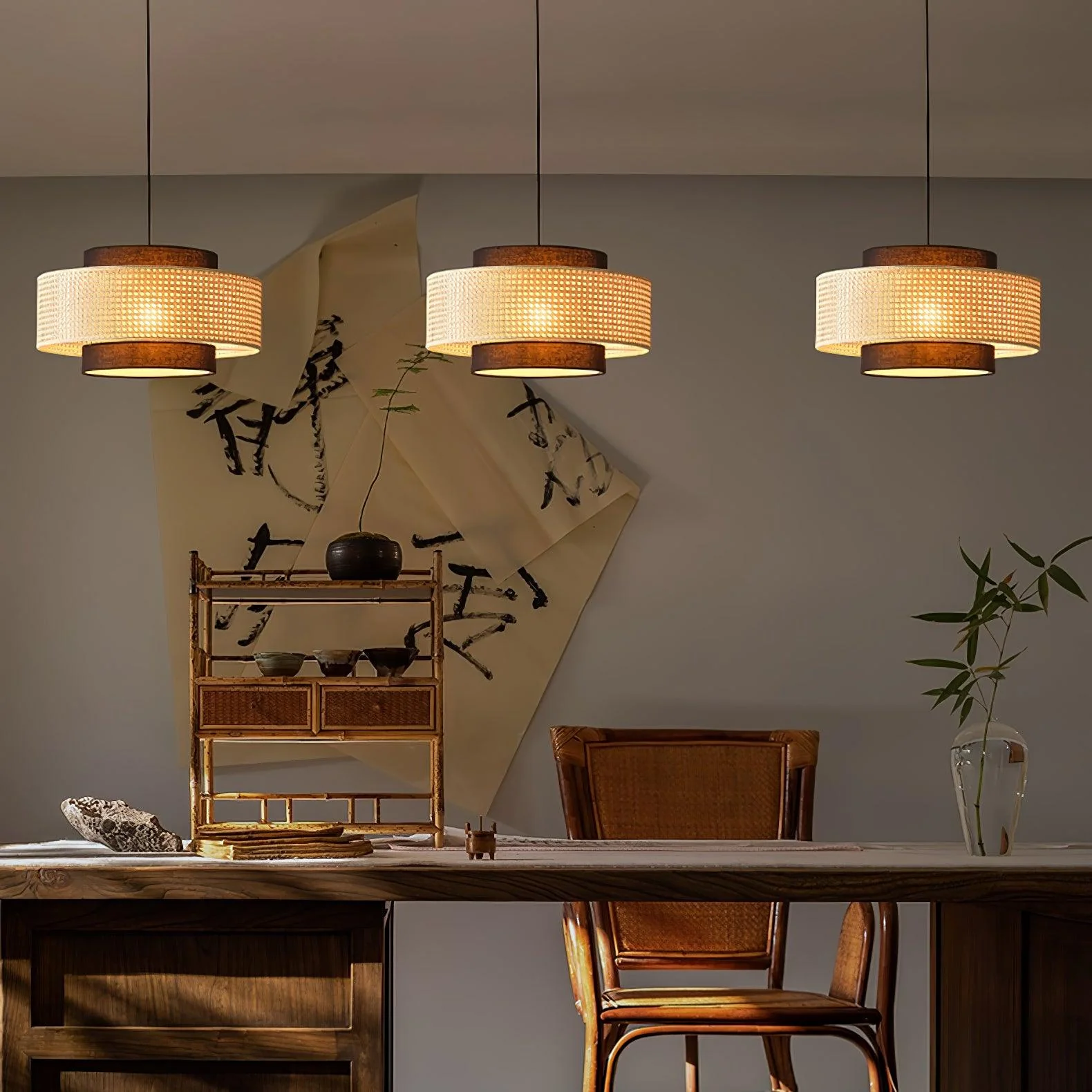 Drum Shade Pendant Light - Image 7
