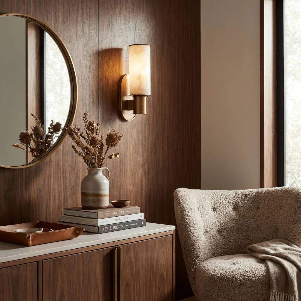 Dualis Alabaster Wall Sconce - Image 7
