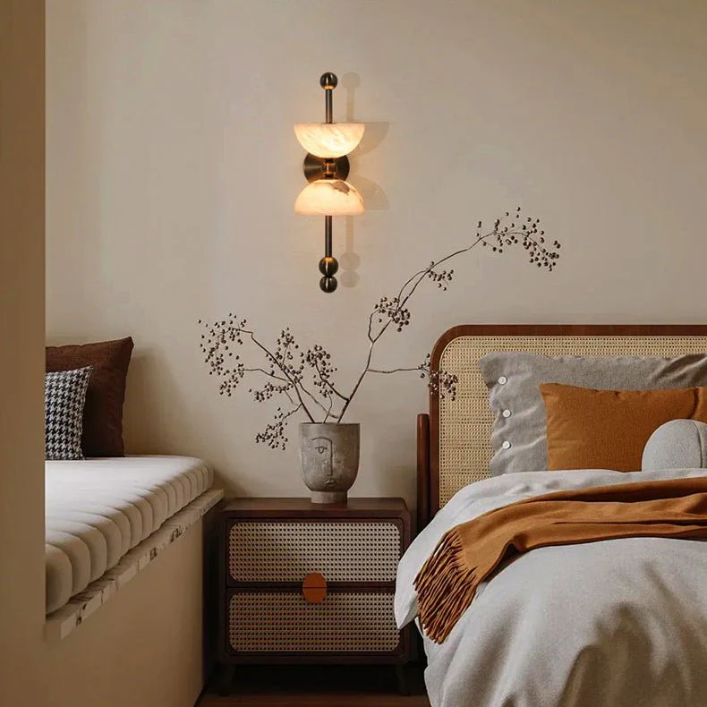 Duo Alabaster Wall Lamp - Image 8