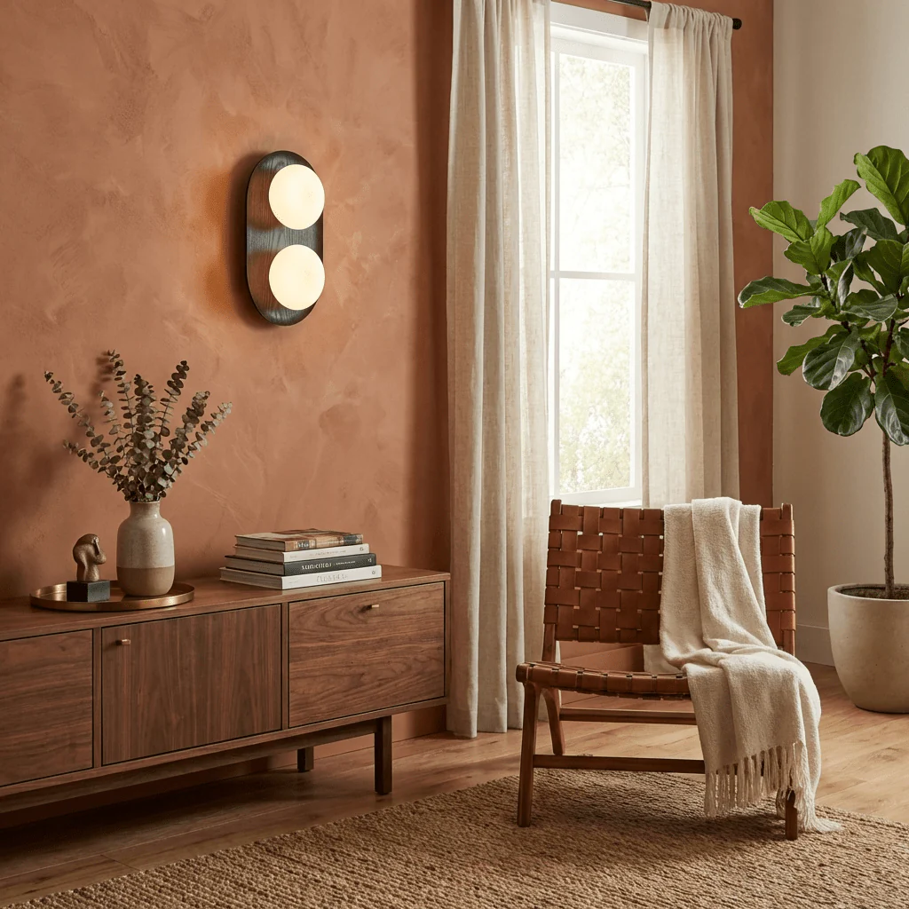 Duo Orb Wood Wall Lamp - Image 13