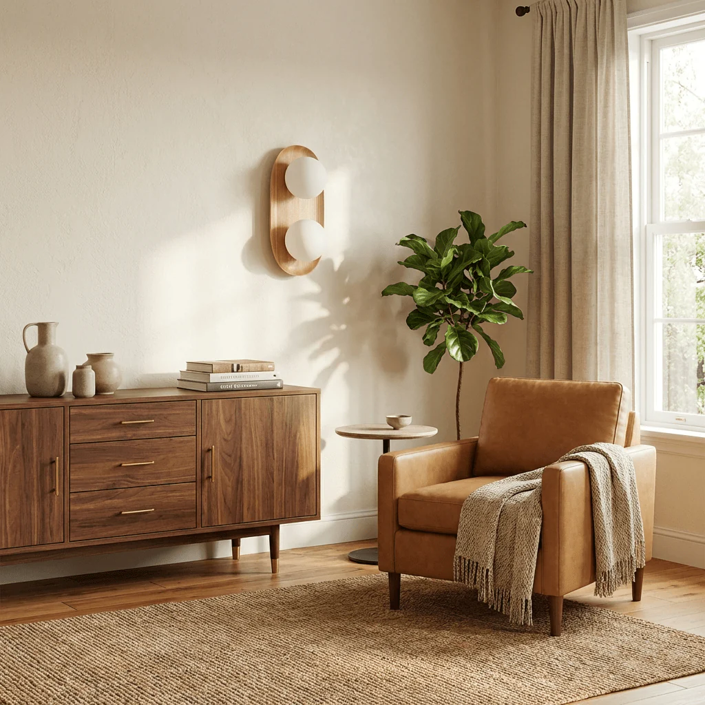 Duo Orb Wood Wall Lamp - Image 14