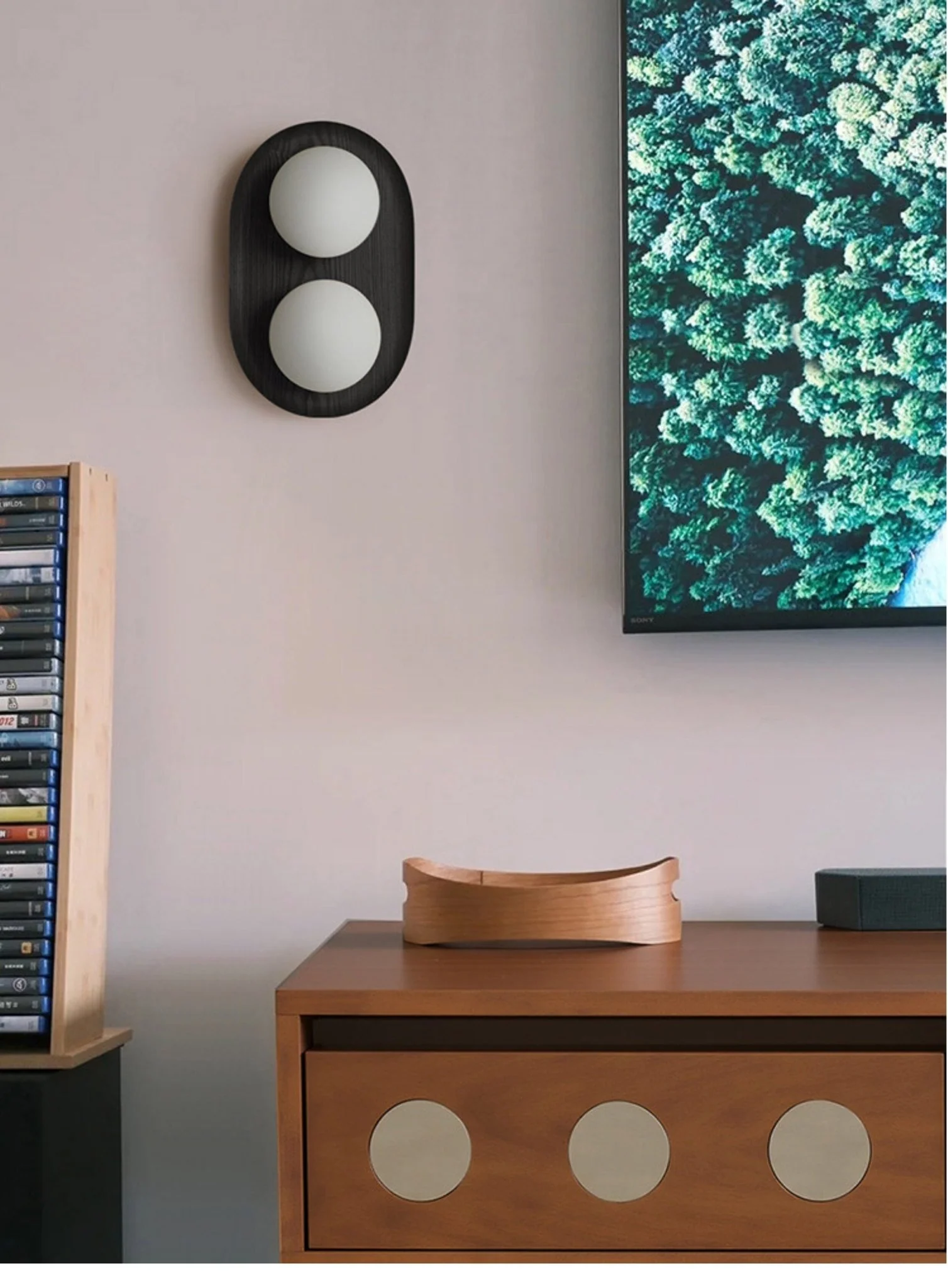 Duo Orb Wood Wall Lamp - Image 18