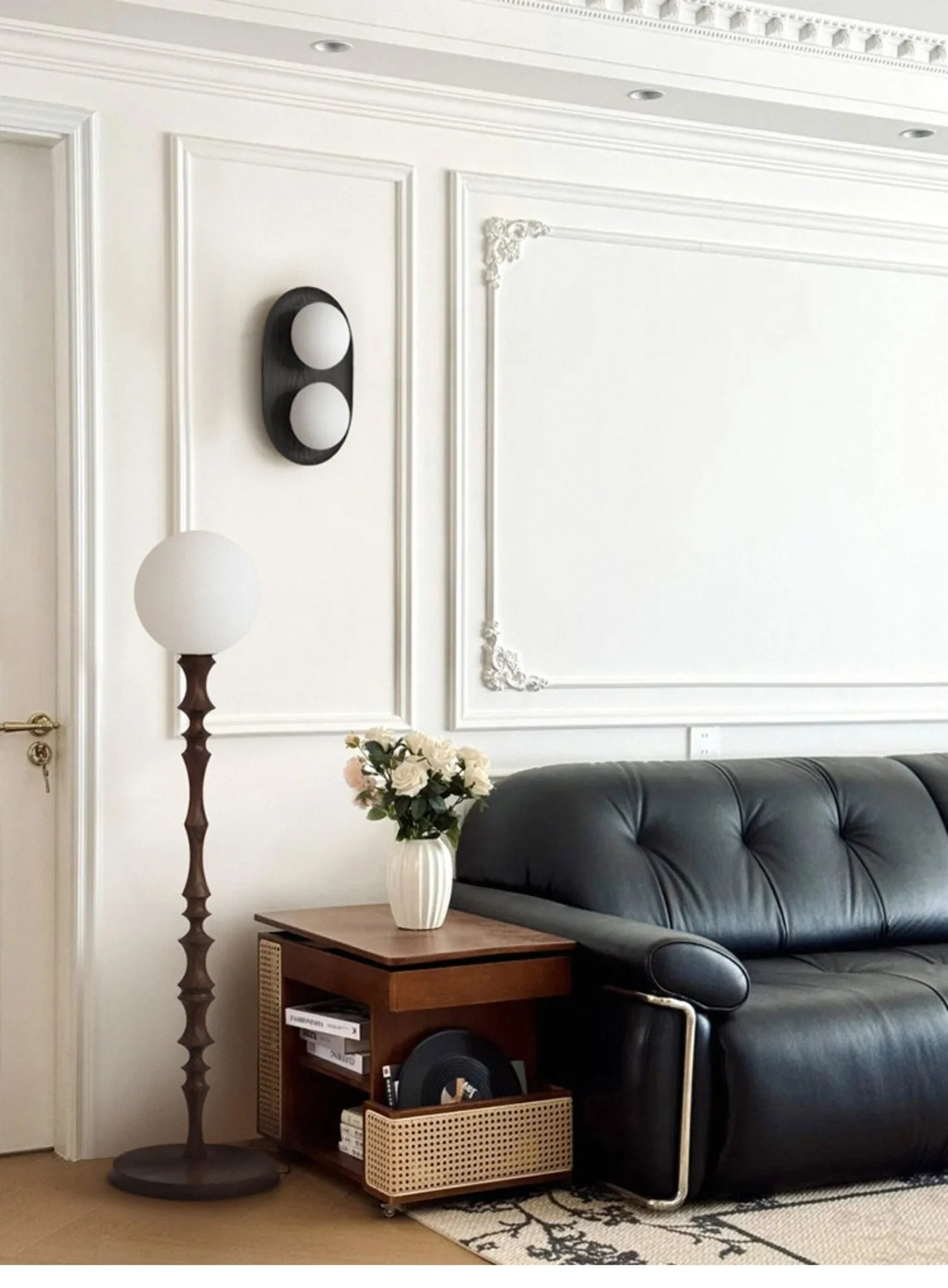 Duo Orb Wood Wall Lamp - Image 19