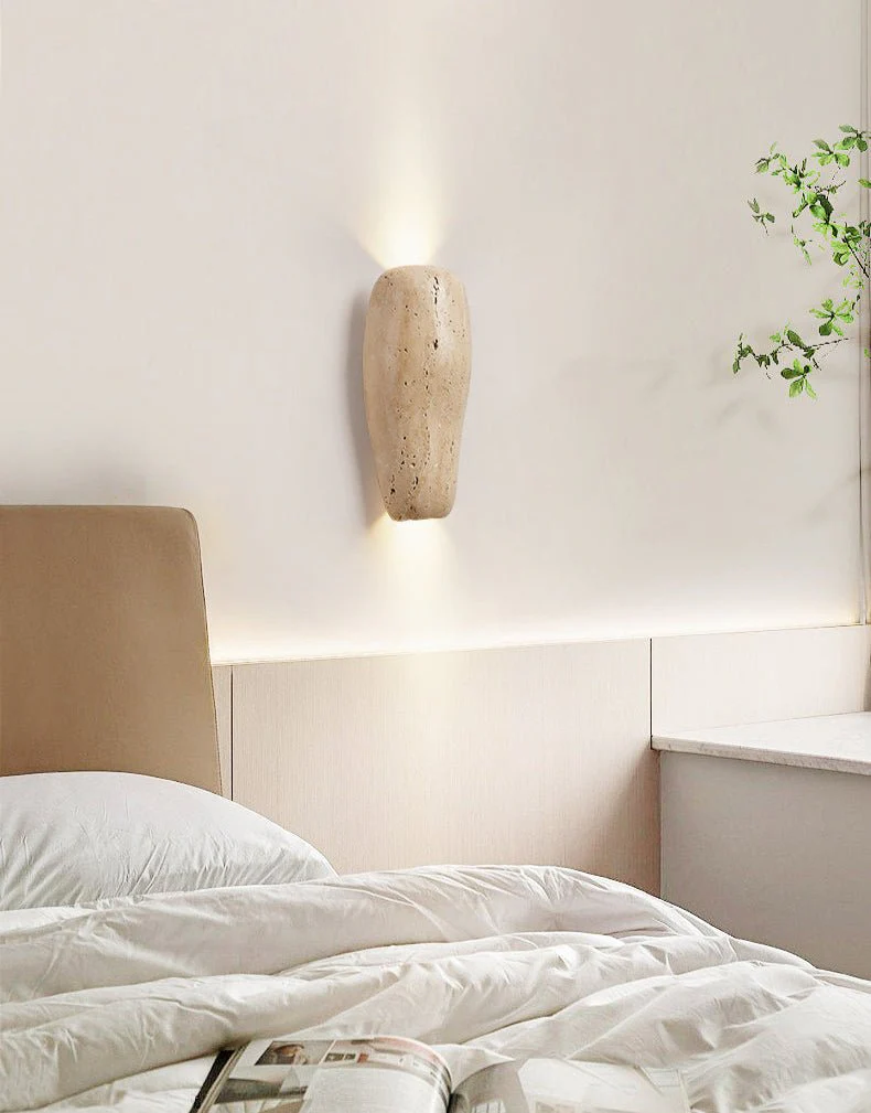 Earthy Stone Wall Sconce - Image 8