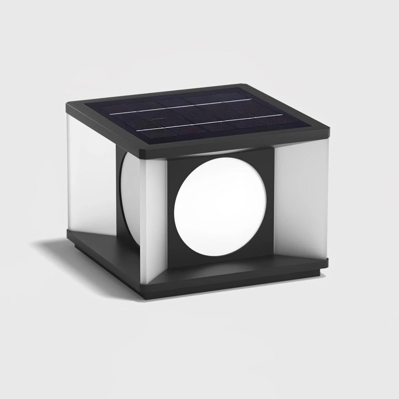 Eclipse Cube Outdoor Post Light - Image 39