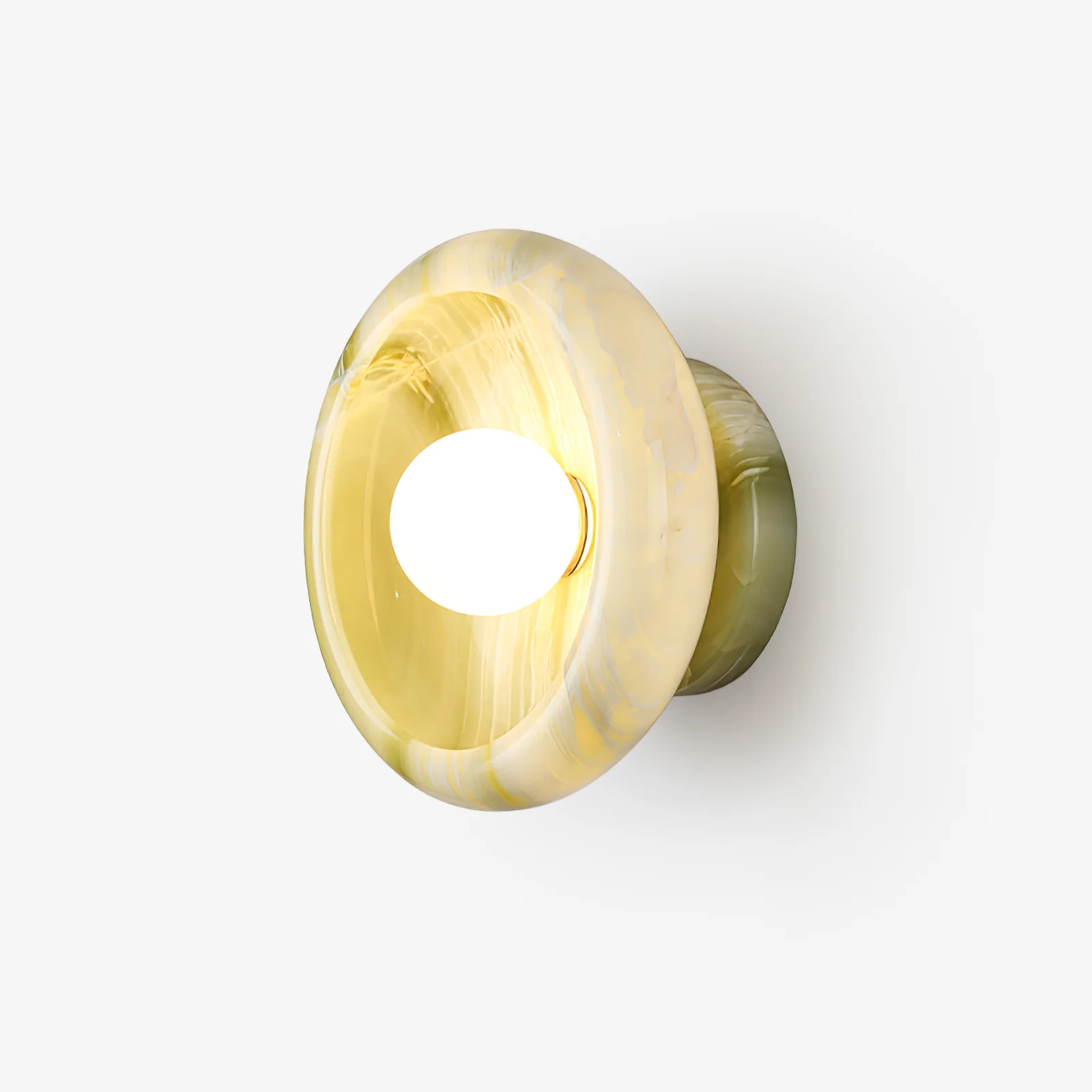 Eclipse Jade Alabaster Wall Sconce - Image 19