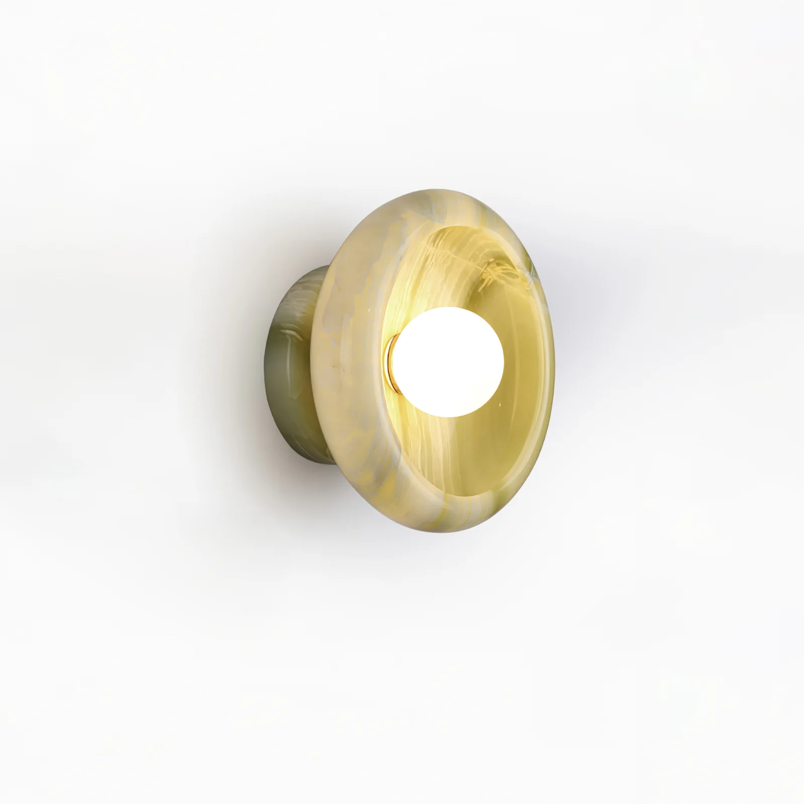 Eclipse Jade Alabaster Wall Sconce - Image 20