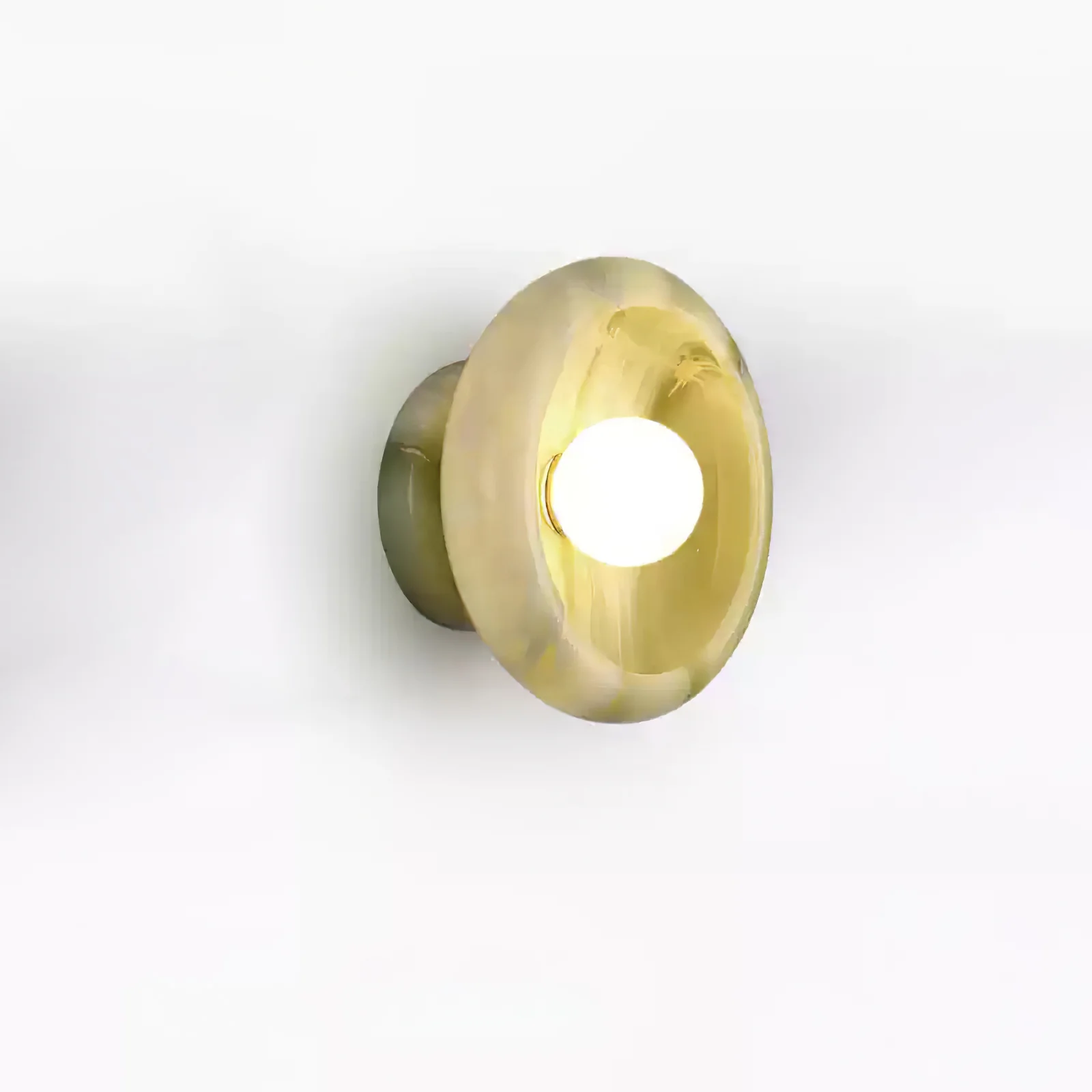 Eclipse Jade Alabaster Wall Sconce - Image 24