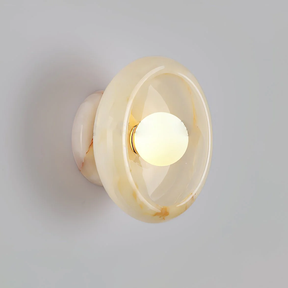 Eclipse Jade Alabaster Wall Sconce - Image 5