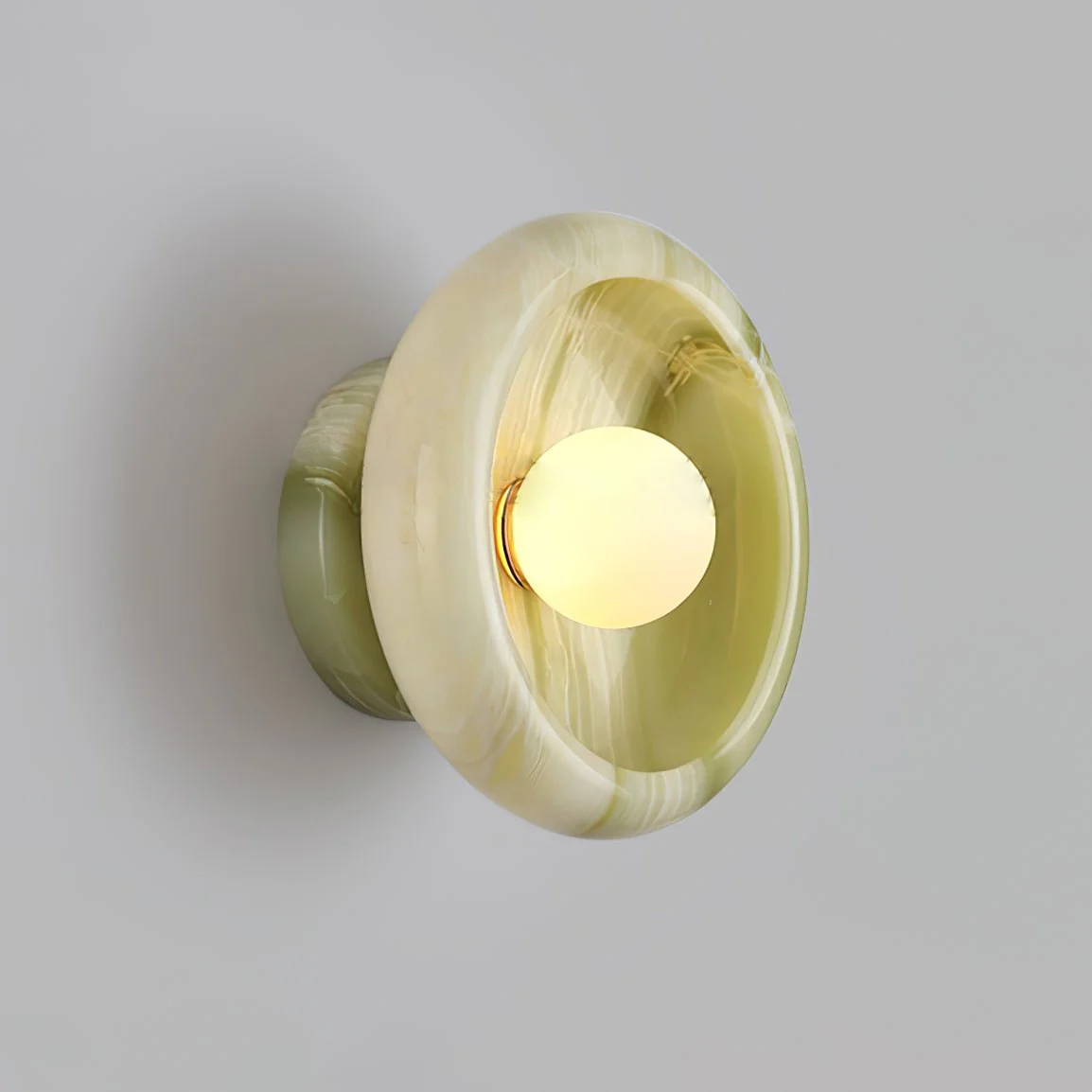 Eclipse Jade Alabaster Wall Sconce - Image 6