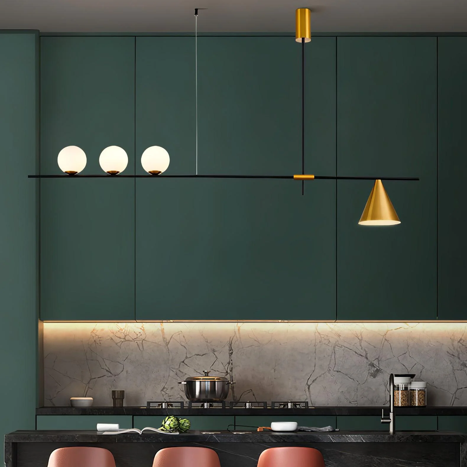 Eclipse Linear Suspension Light - Image 18