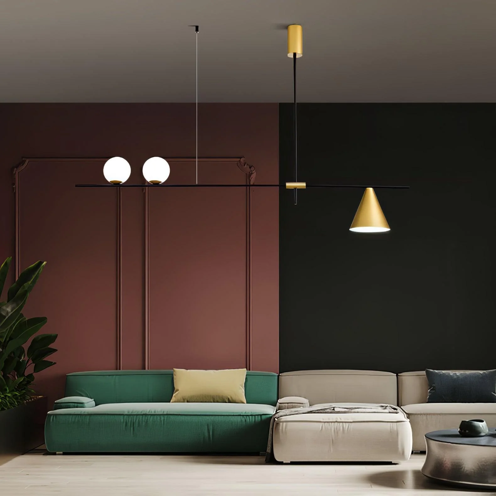 Eclipse Linear Suspension Light - Image 31