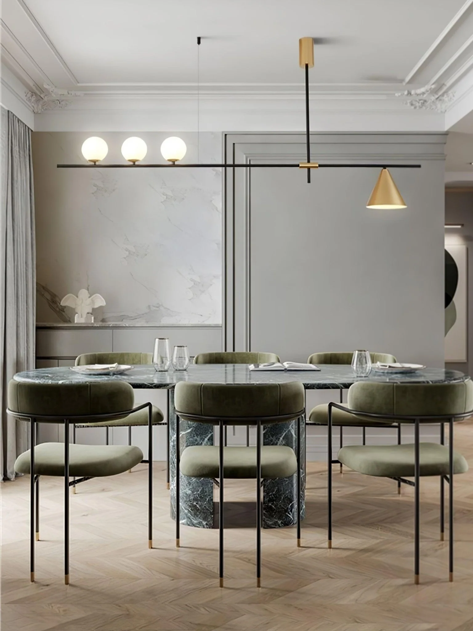 Eclipse Linear Suspension Light - Image 34