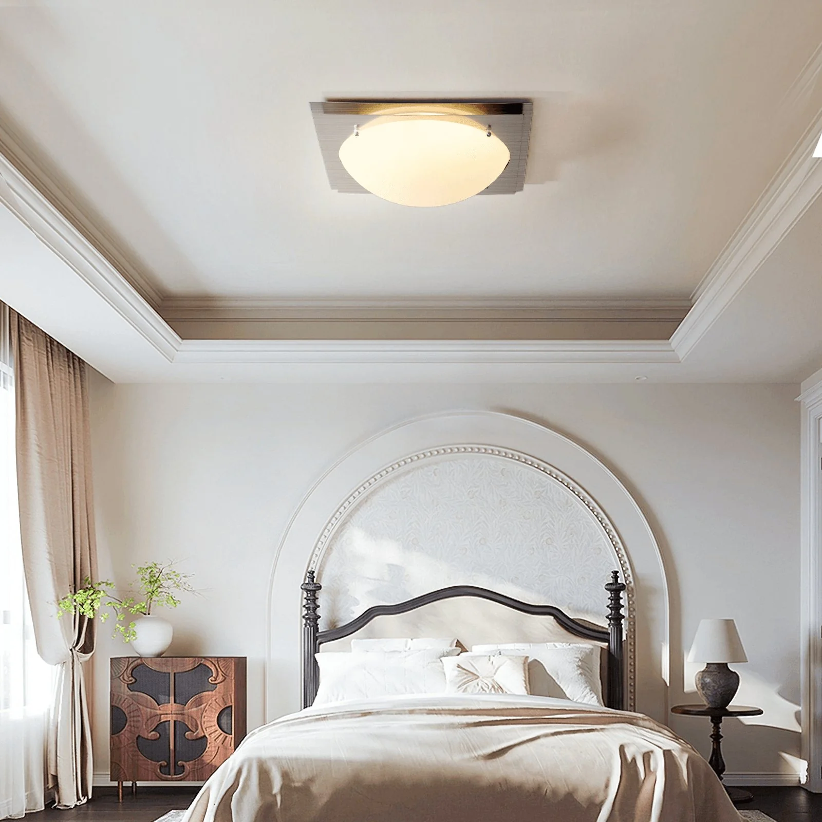 Edged Glass Ceiling Lamp - Image 3