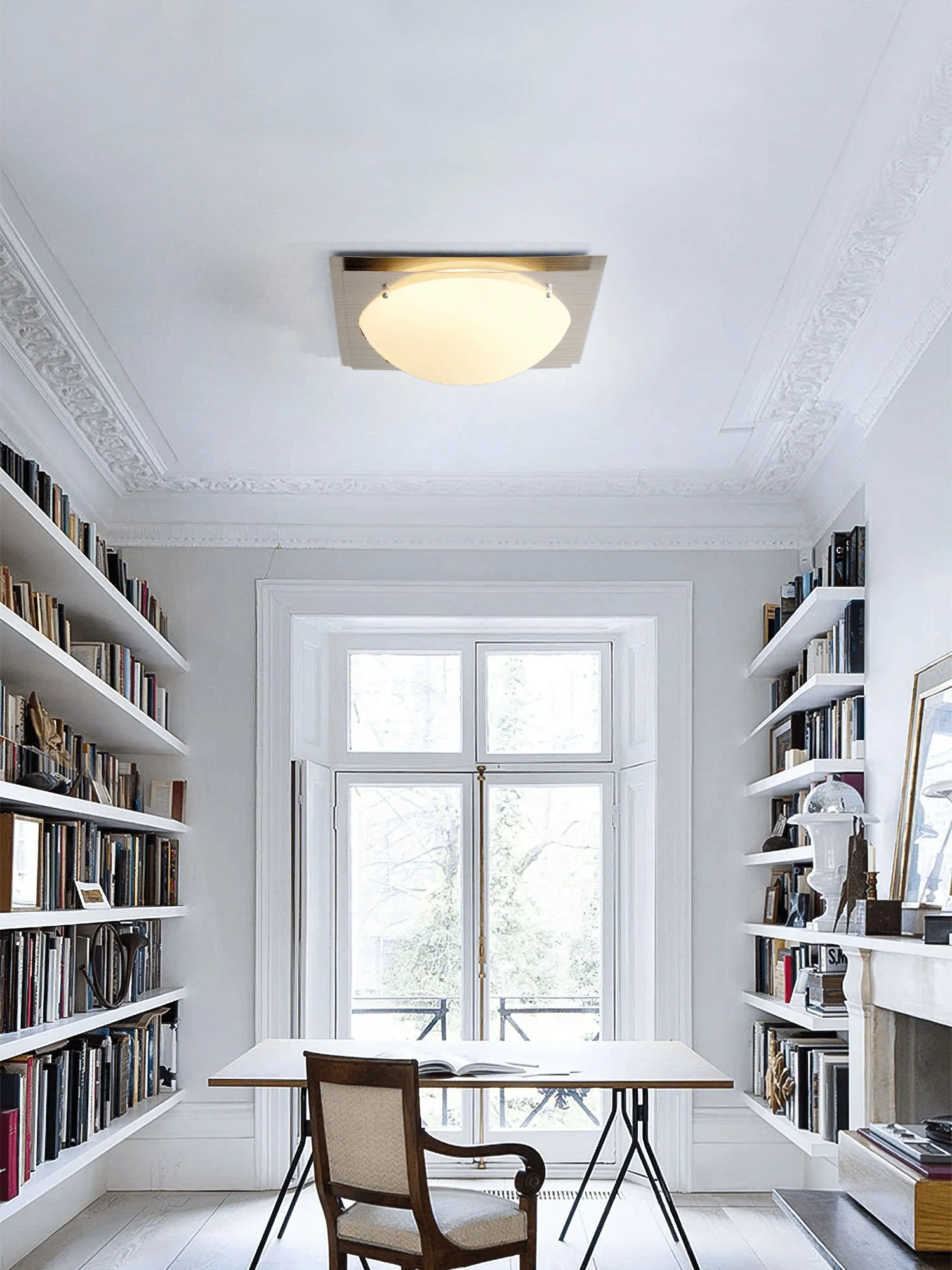 Edged Glass Ceiling Lamp - Image 7