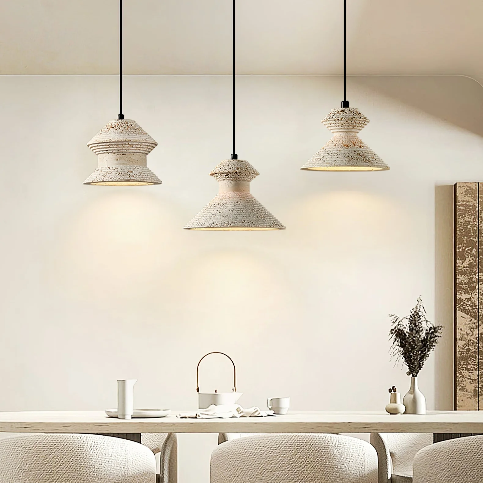Eira Travertine Pendant Light - Image 2