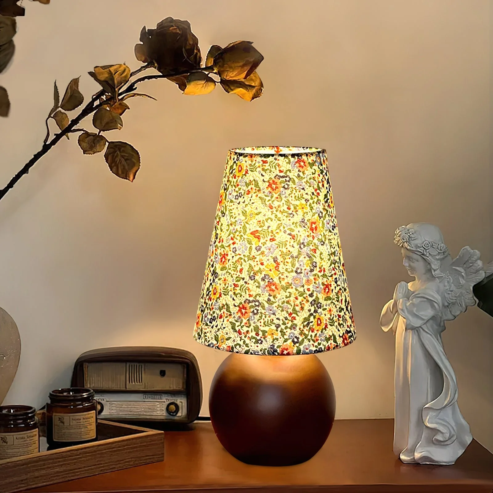 Elara Floral Glow Table Lamp - Image 6
