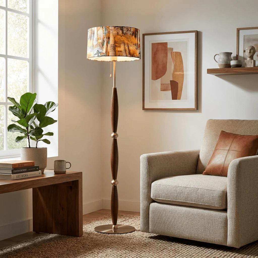 Elara Sculpted Floor Lamp - Image 2