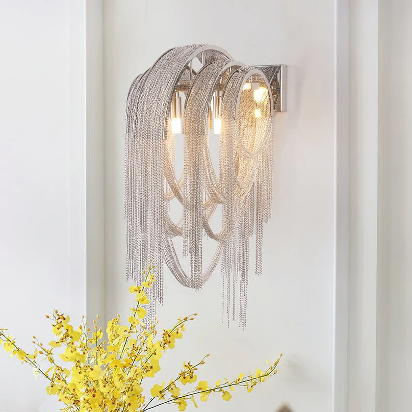 Chains Tassel Wall Lamp - Image 16