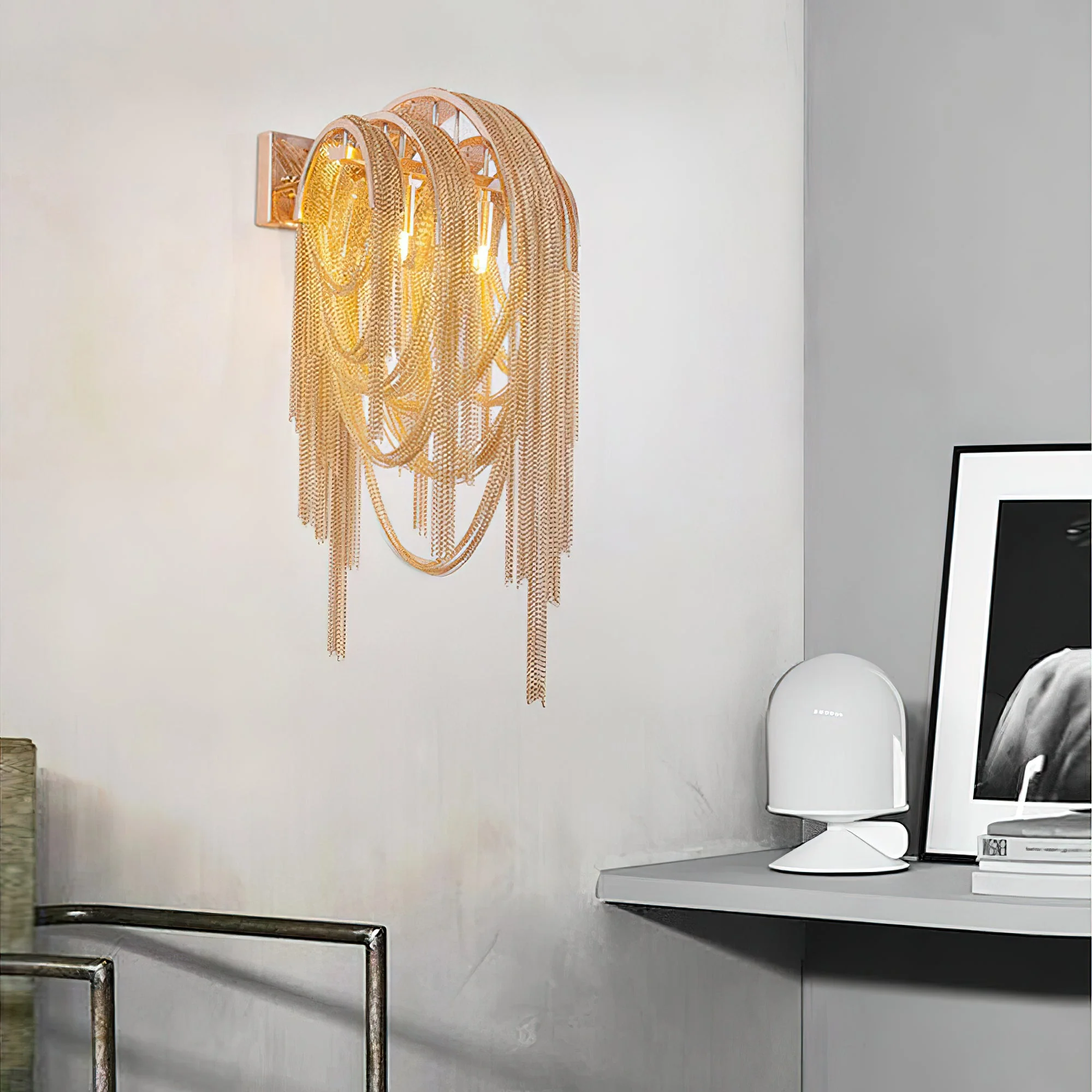 Chains Tassel Wall Lamp - Image 31