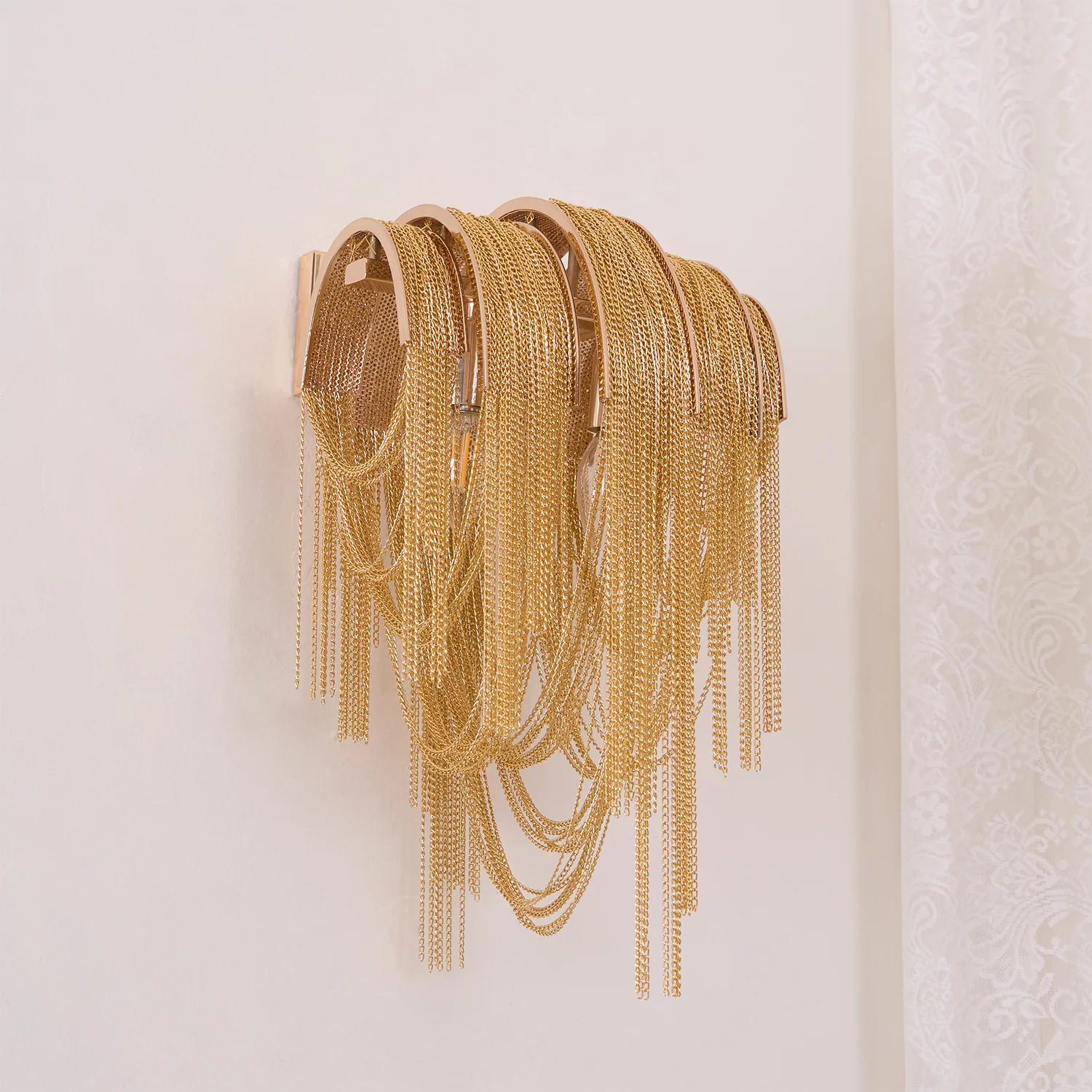 Chains Tassel Wall Lamp - Image 39