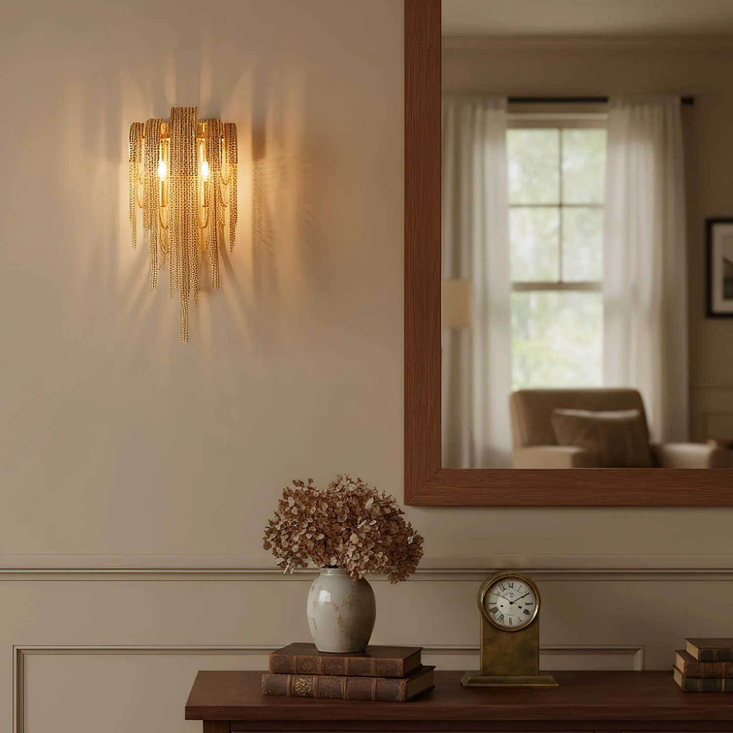 Chains Tassel Wall Lamp - Image 6