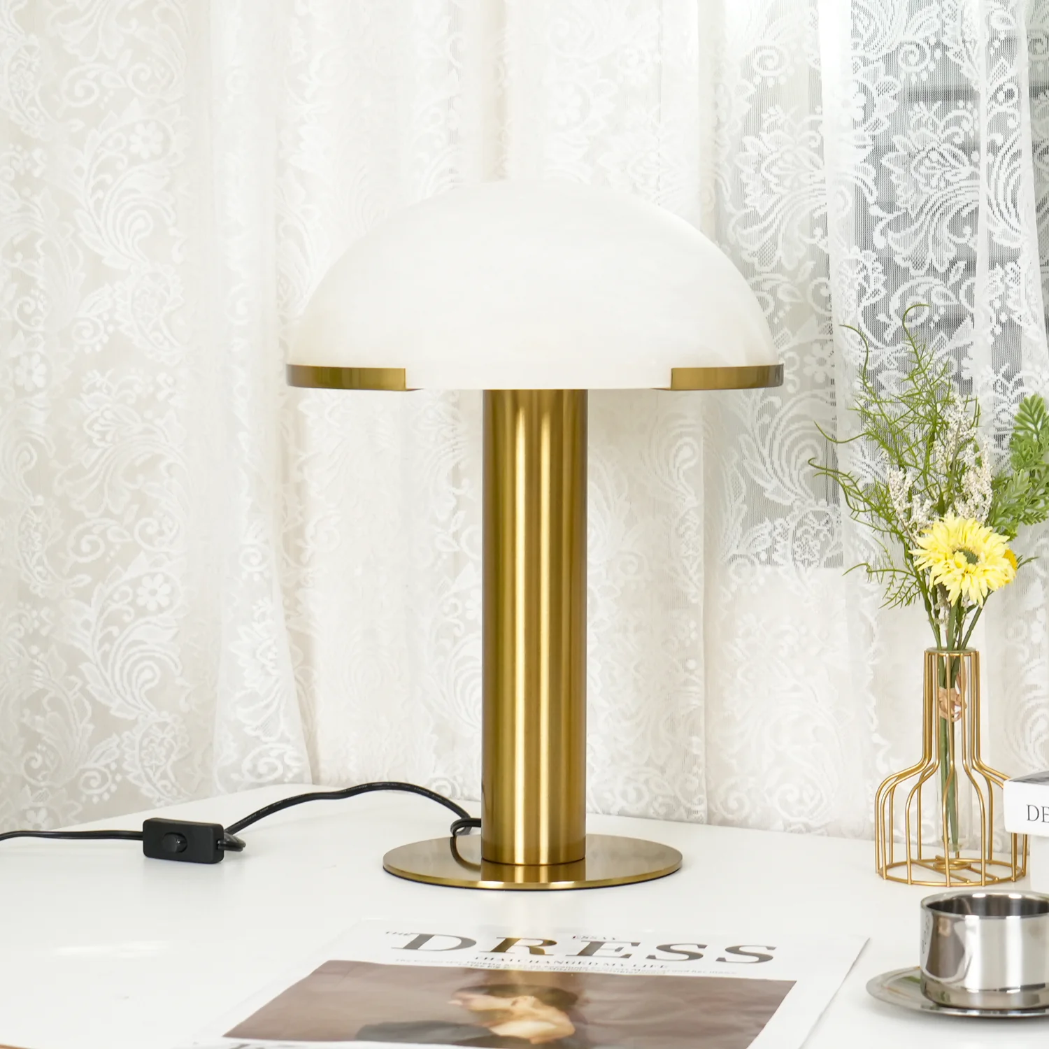 Elegance Alabaster Table Lamp - Image 45