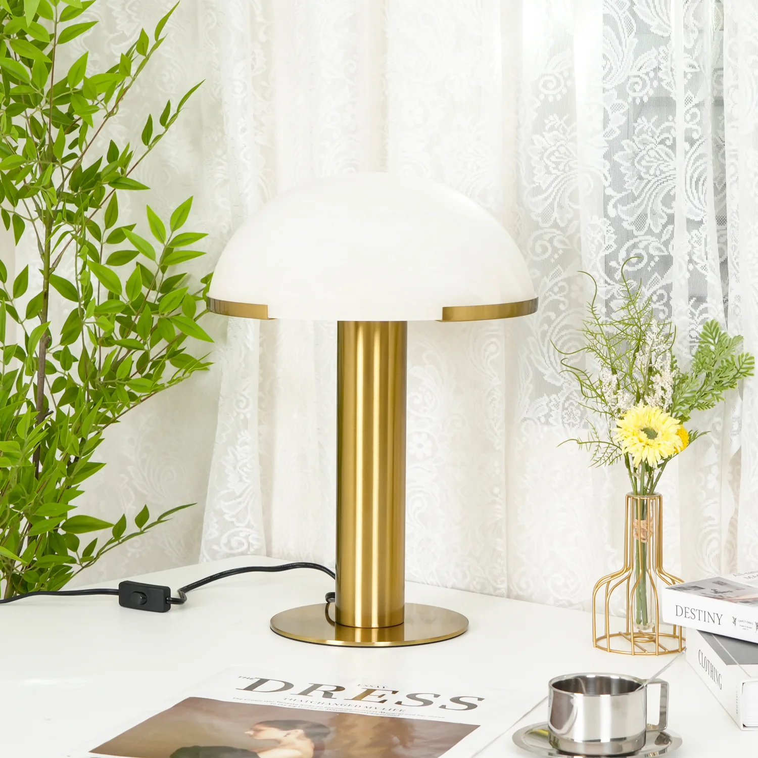 Elegance Alabaster Table Lamp - Image 46