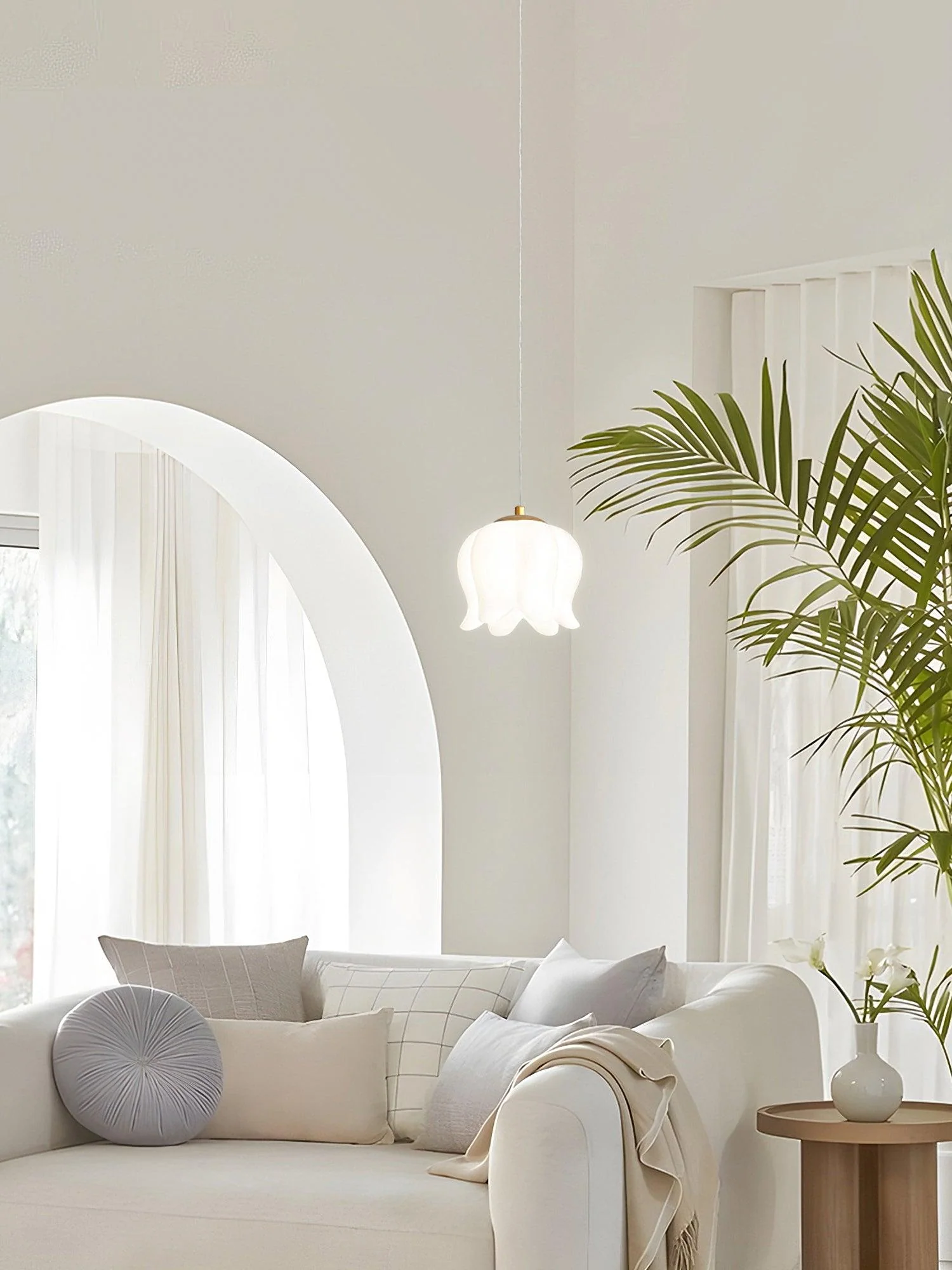 Elegant Floral Pendant Light - Image 12