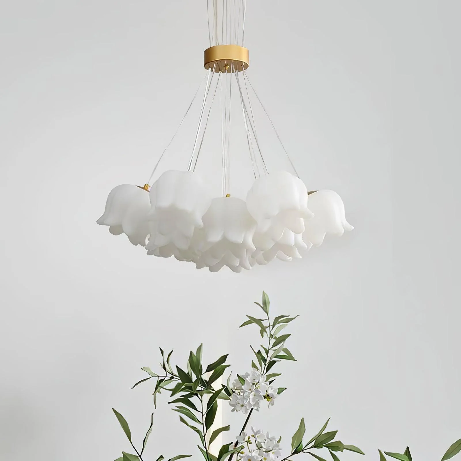 Elegant Floral Pendant Light - Image 34